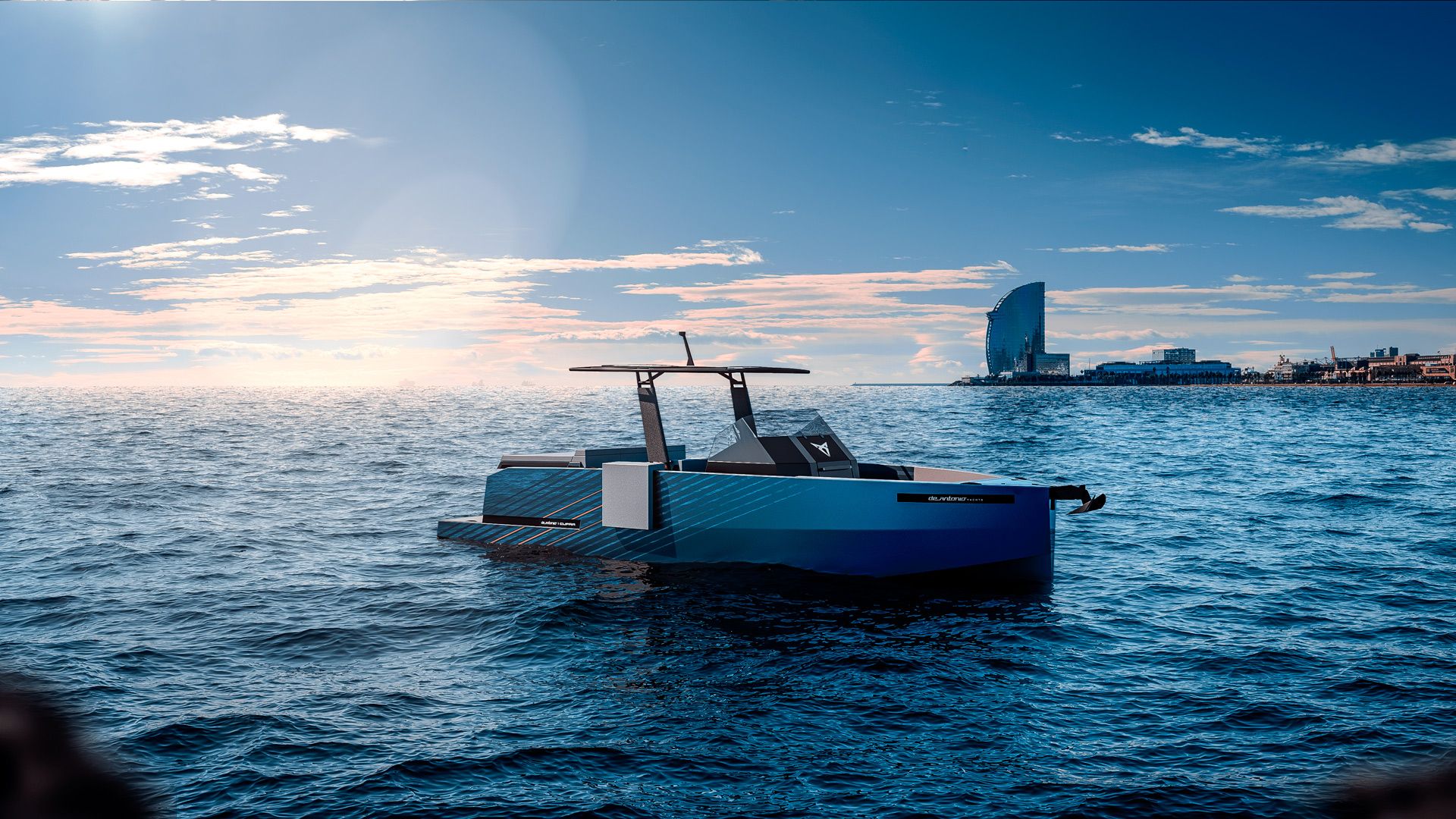 De Antonio Yachts presenta el D28 De Antonio CUPRA, una pieza única de su exitoso D28 Open con un look personalizado por la marca automovilística