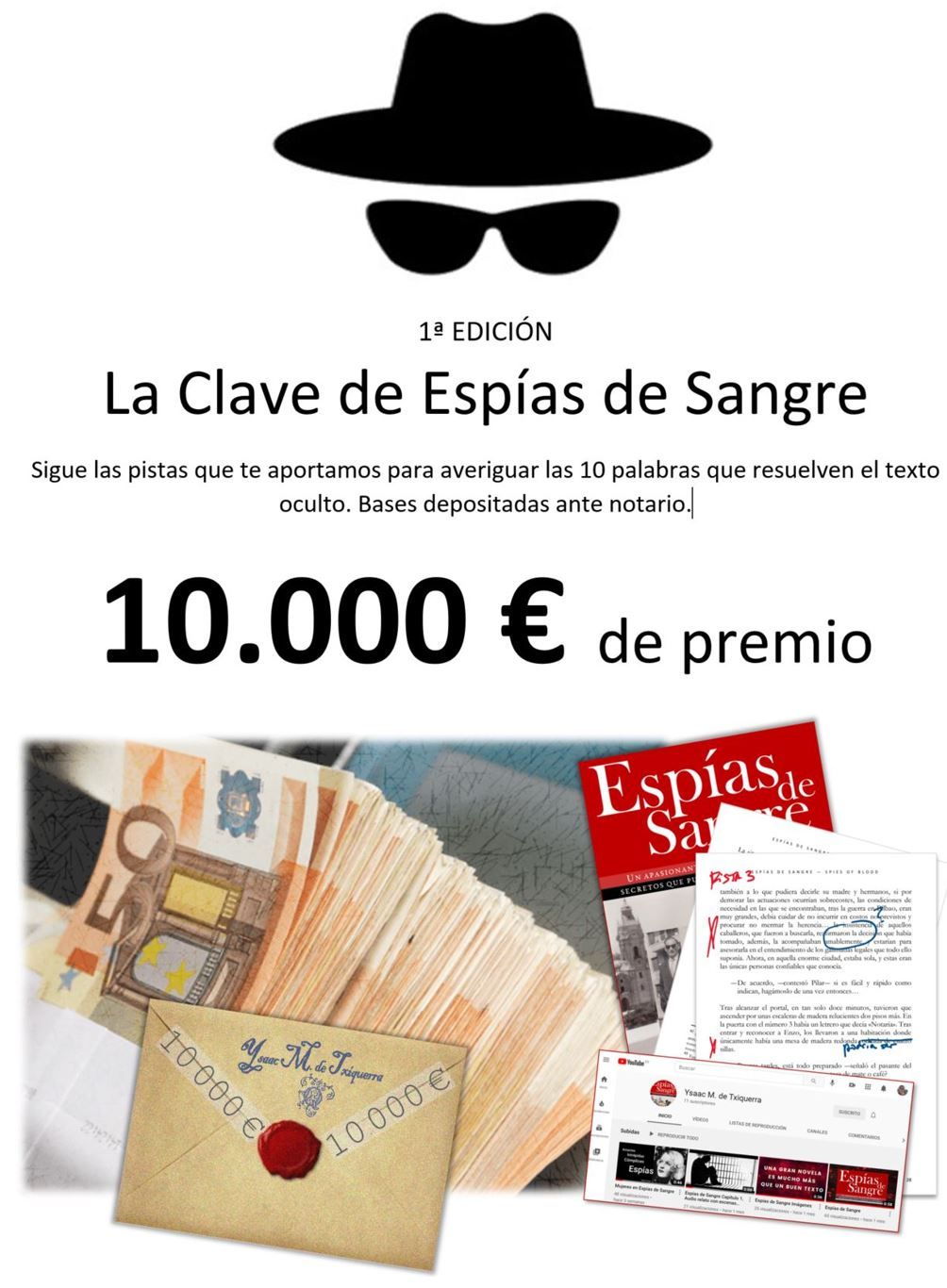 'Espías de Sangre', la novela innovadora que premia a sus lectores con 10.000 euros