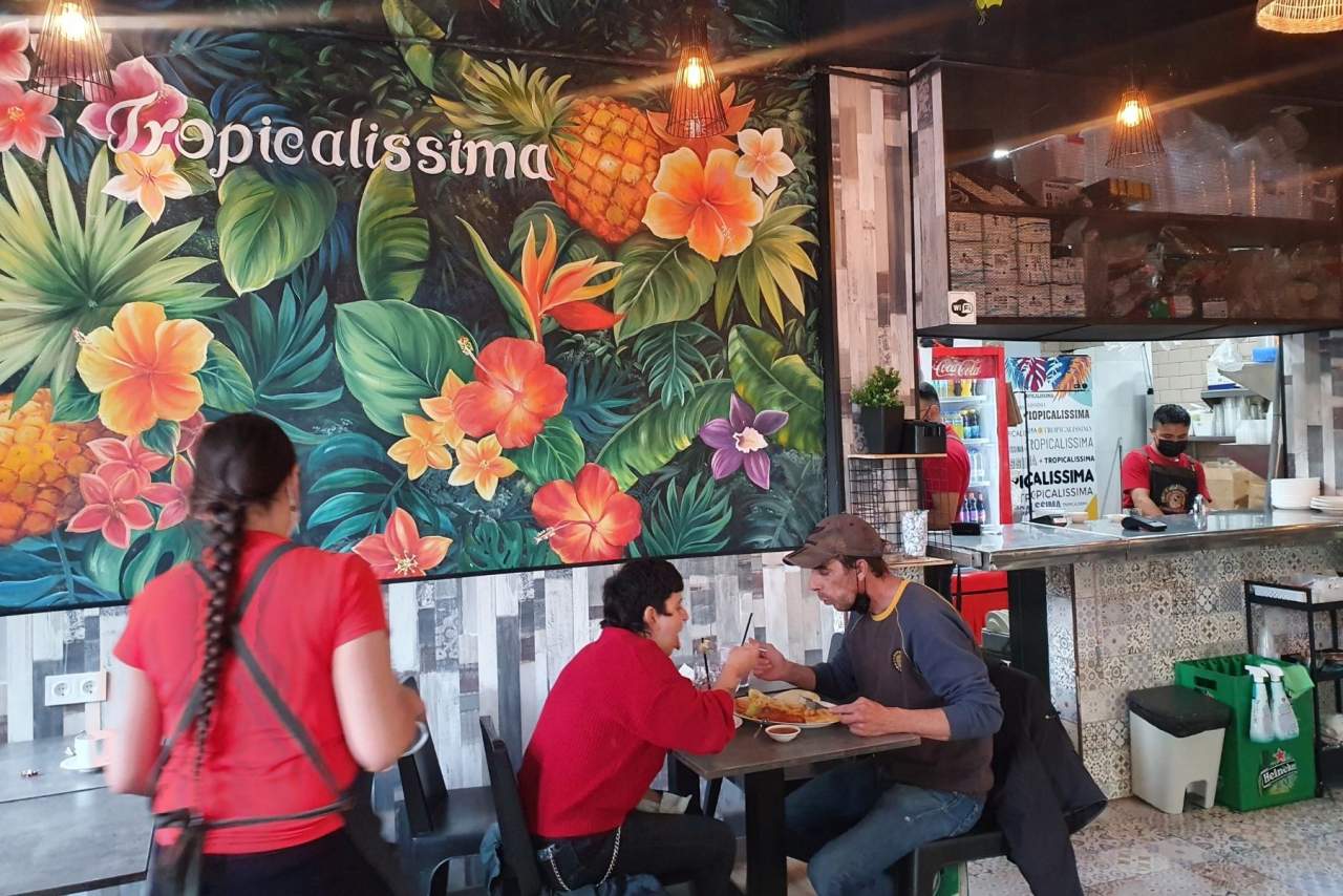¿Dónde está la comida colombiana más exitosa de Madrid? En Tropicalissima