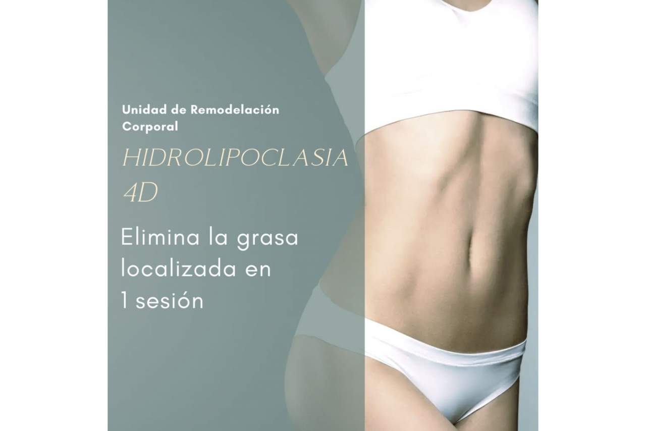 El tratamiento que permite eliminar grasa localizada en Barcelona por la Clínica Ciscar: Hidrolipoclasia 4D