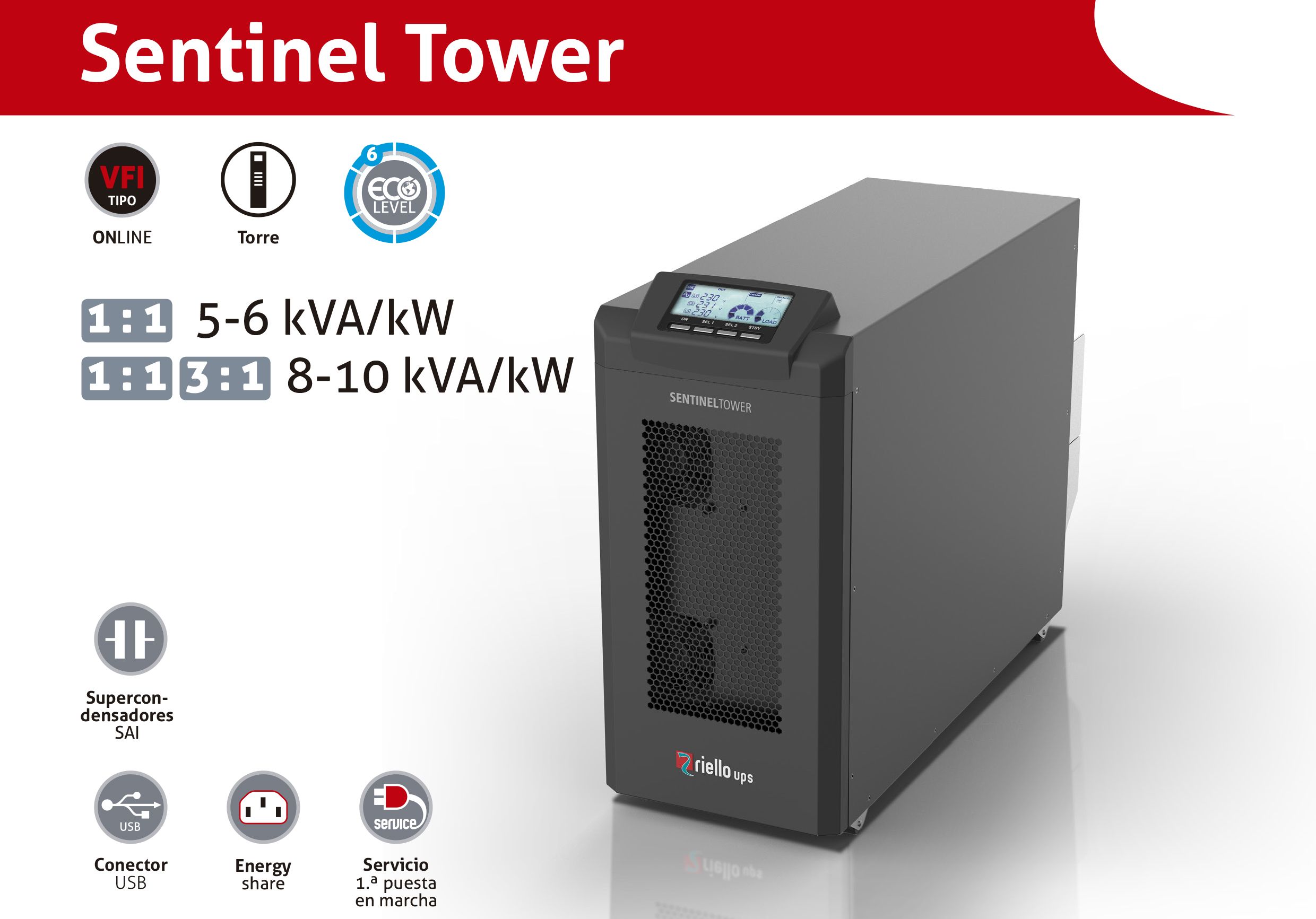 Sentinel Tower, el SAI más destacado del mercado