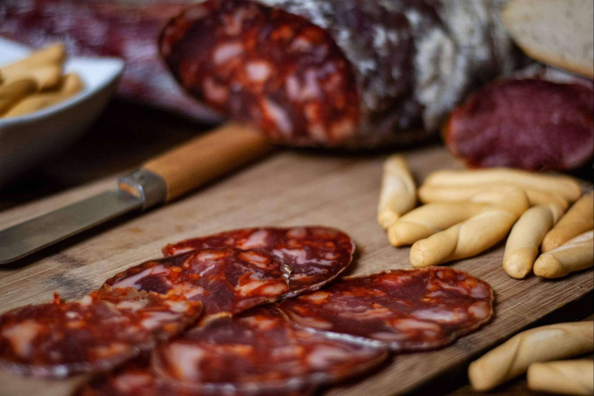 El sabor exquisito del chorizo ibérico de bellota
