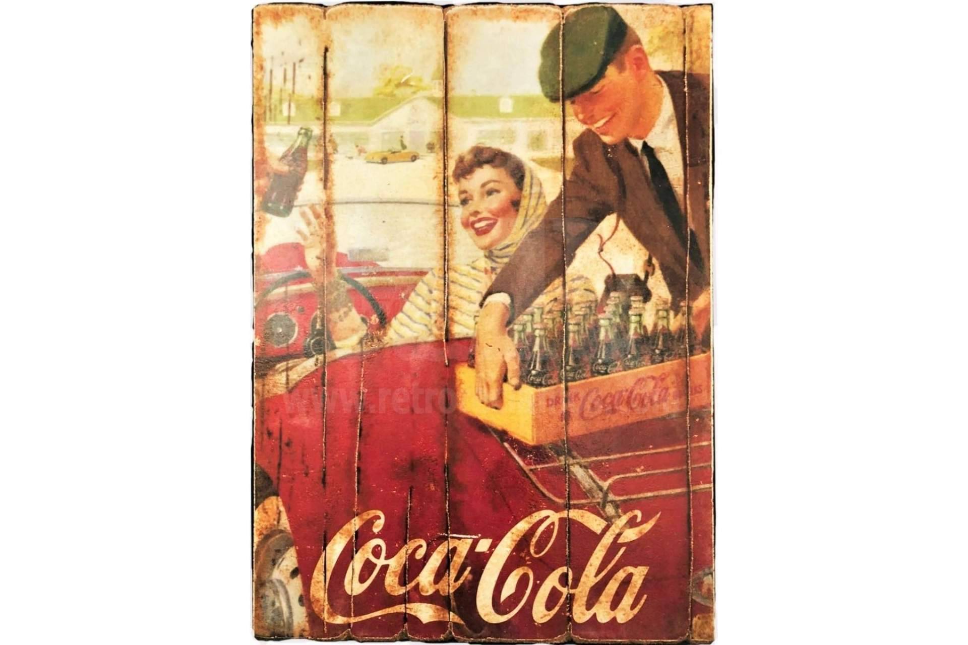 RetroReclamos ofrece cuadros de madera vintage con motivos publicitarios históricos