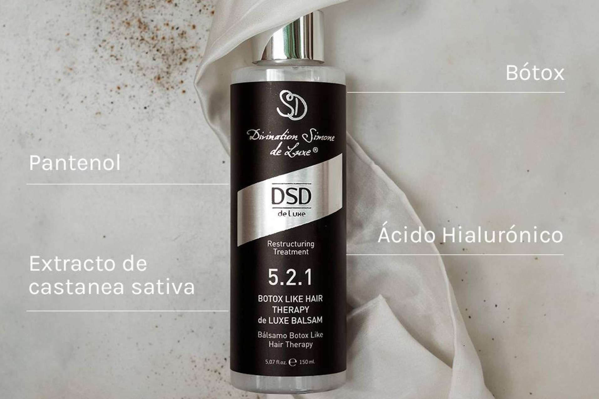 Es posible recuperar la calidad del cabello con la línea 5 reestructurante de DSD de Luxe
