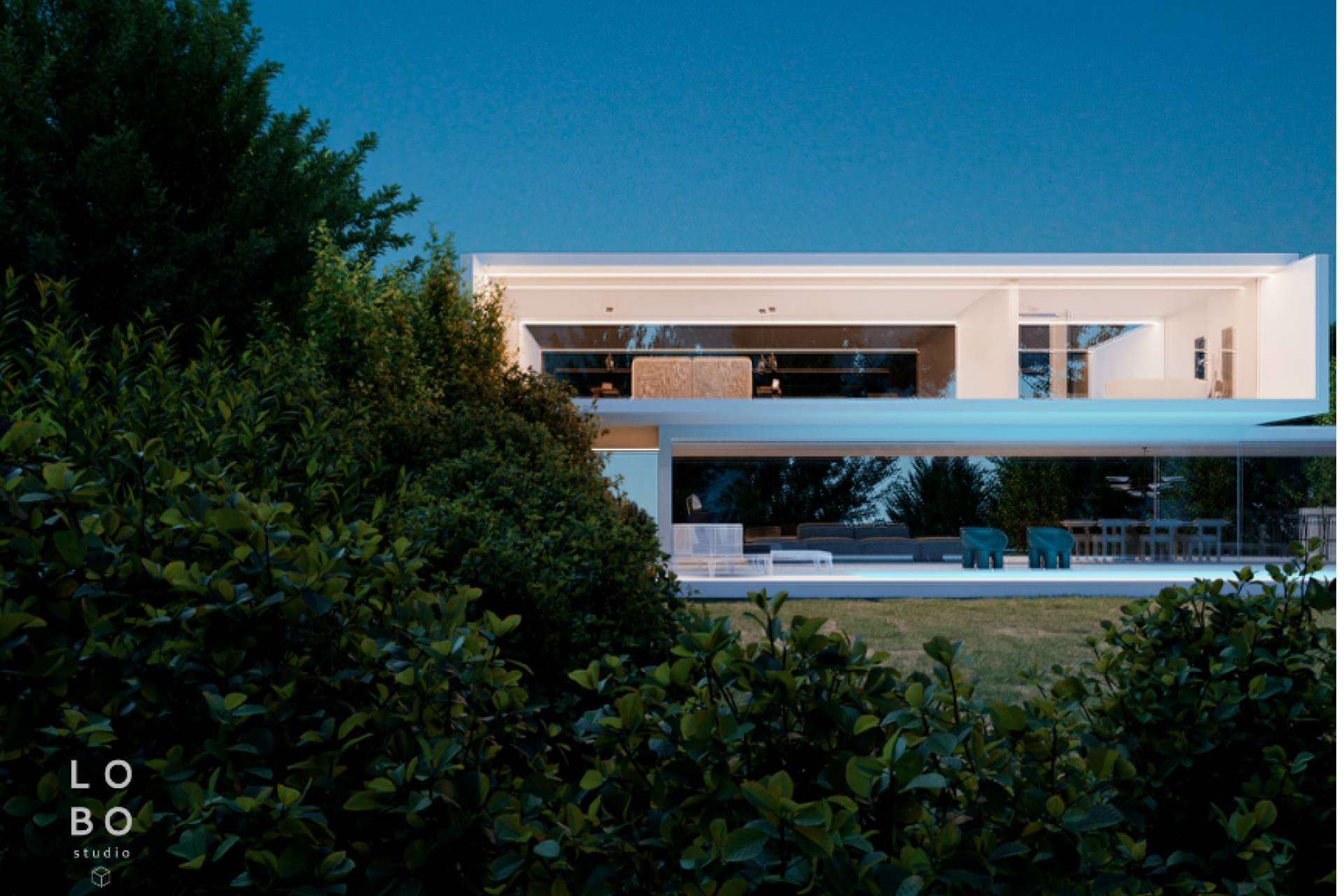 Presentación de un futuro proyecto con el render de exteriores de Lobo Studio