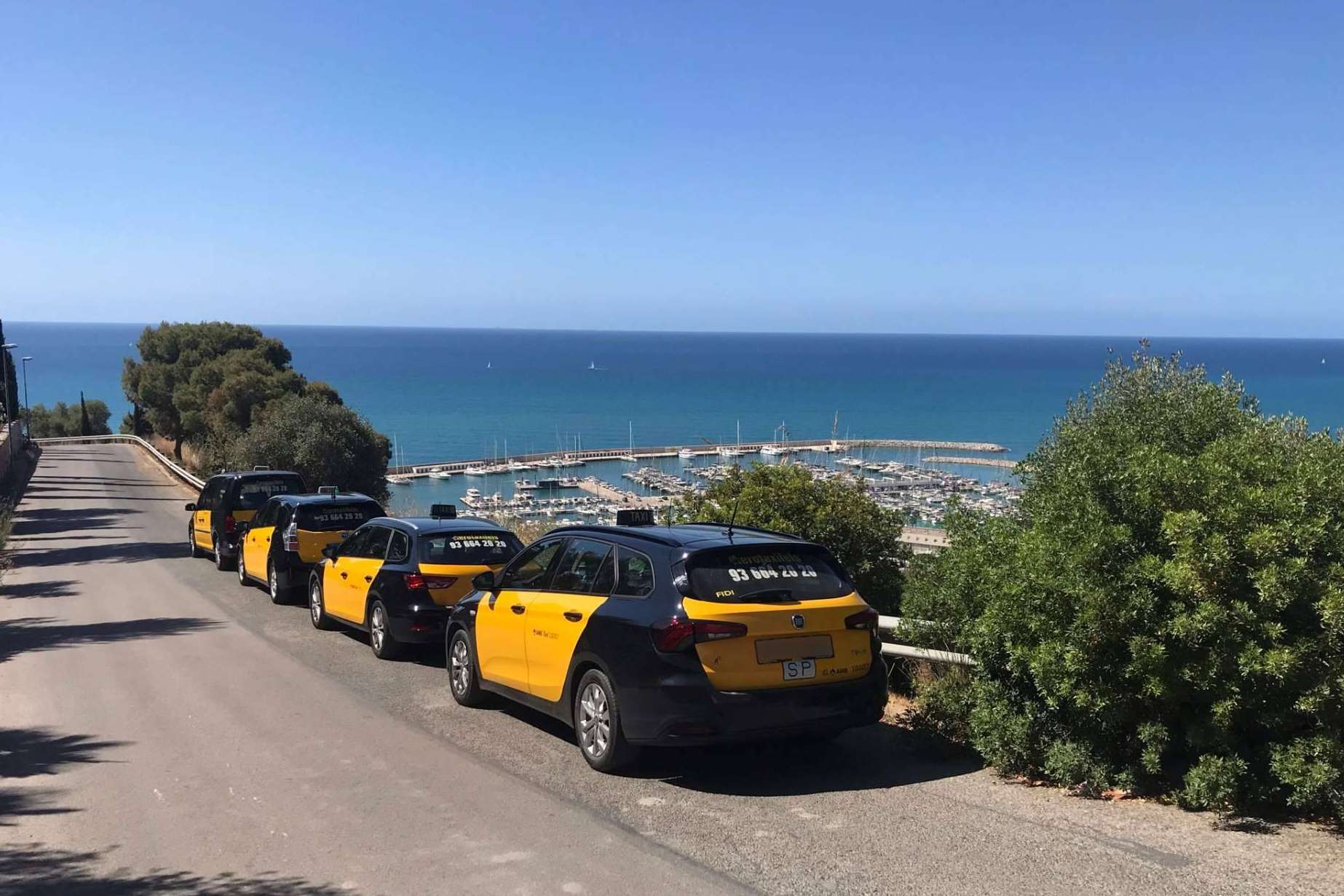 El servicio de taxi en Castelldefels que ofrece la empresa Taxis Castelldefels