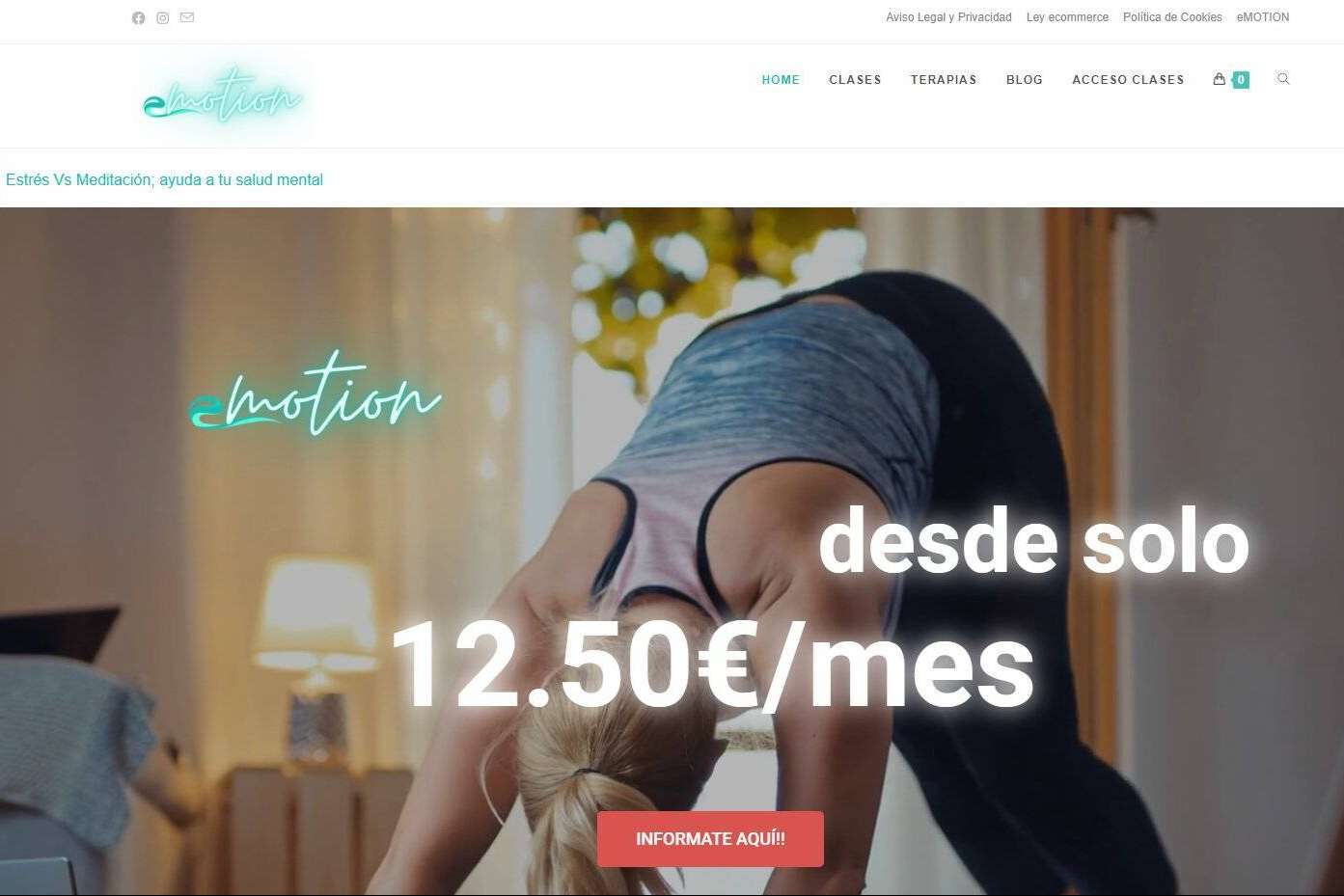 Uno de los gimnasios online mejor valorados y baratos: eMotion Wellness Center