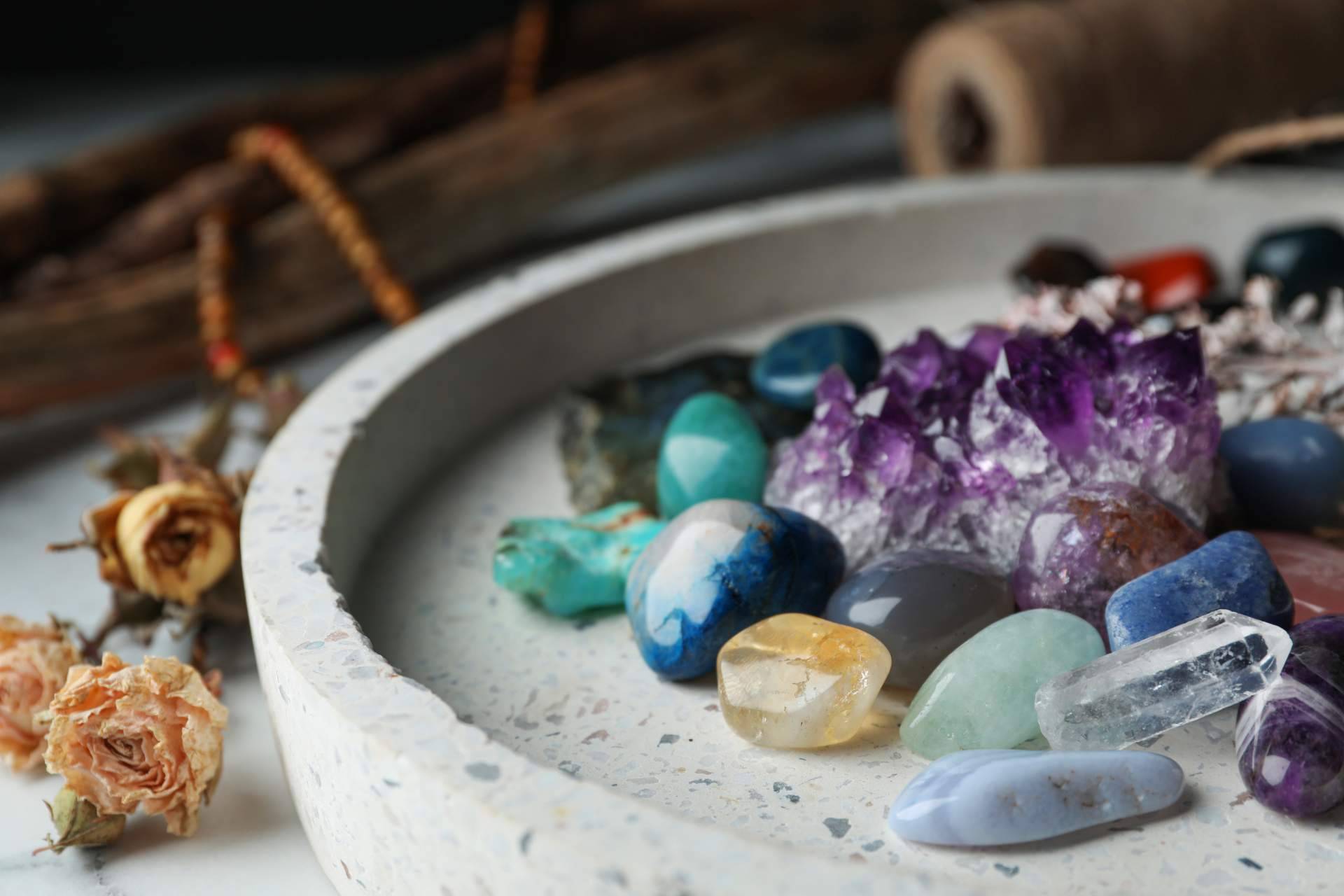 La variedad del catálogo de la tienda de minerales Tierra de Gemas