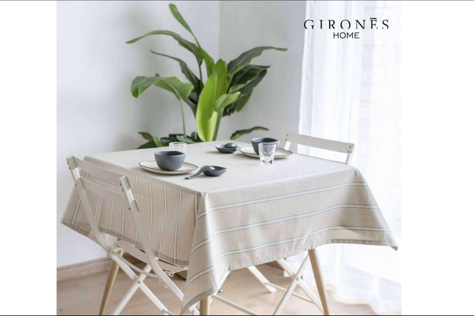Vestir las mesas con estilo y color con los manteles antimanchas de Gironés Home