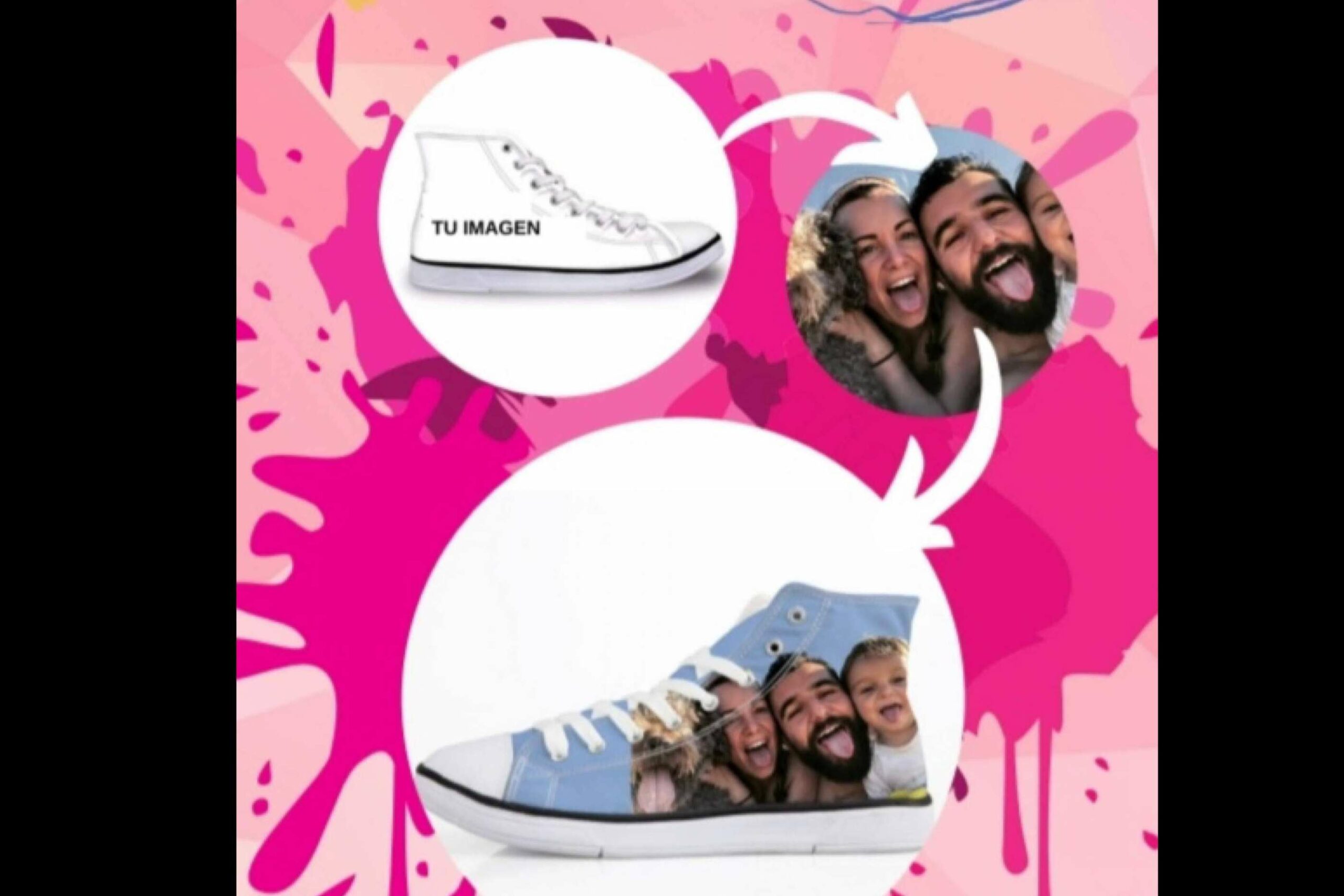 Personalización de zapatillas para toda España y Portugal en OriginalFeet
