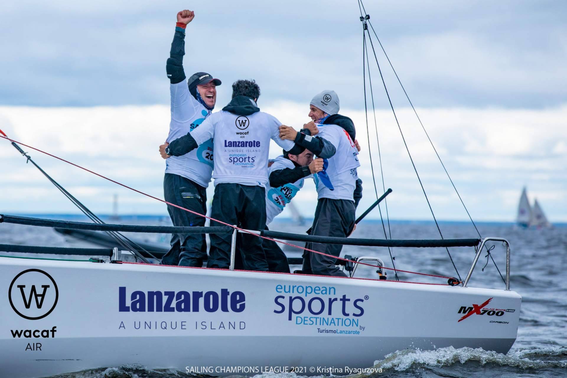 Lanzarote - Wacaf Air se alzan como vencedores de la Liga Europea de Vela en San Petersburgo