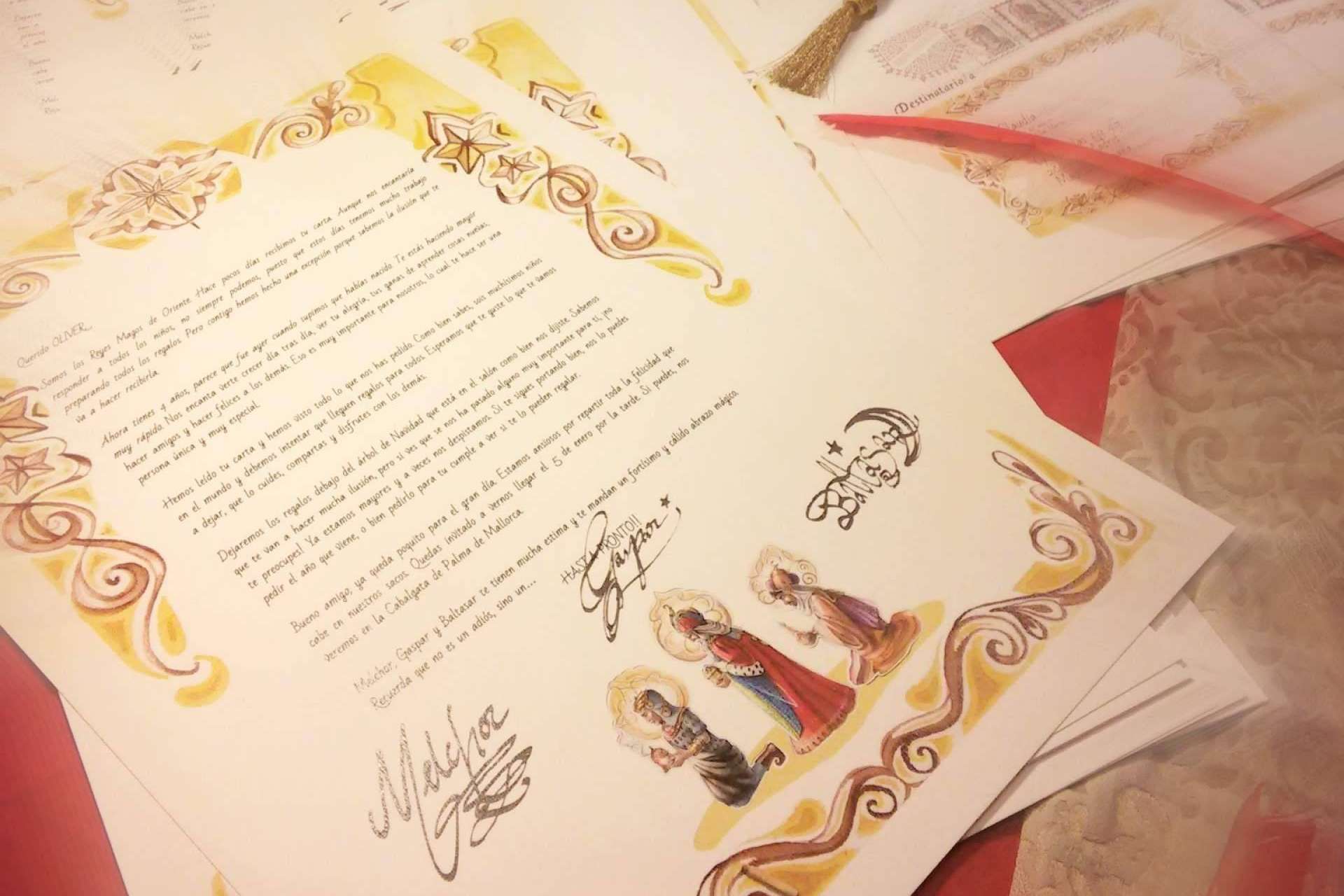 Gracias a Carta Personalizada, los niños vivirán la ilusión de recibir una carta de los Reyes Magos