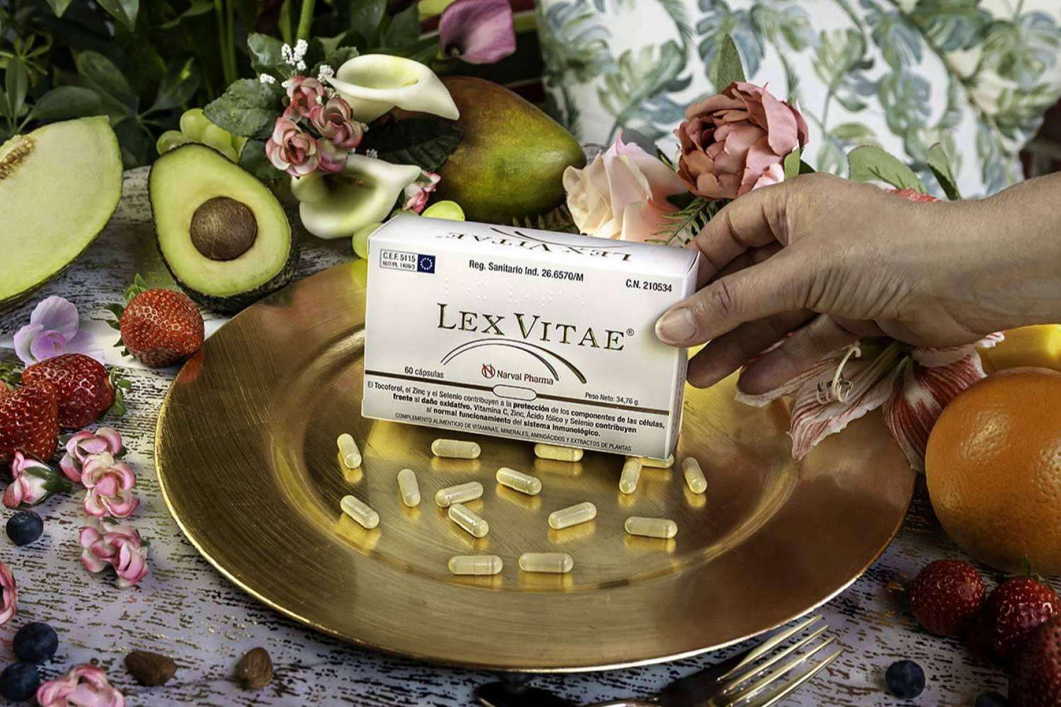 El complemento alimenticio Lex Vitae de Narval Pharma reivindica la importancia del bienestar y el cuidado desde el interior