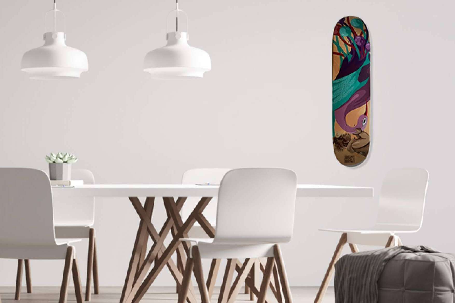 Skates de diseño para decorar espacios de la mano de elBrownie.com