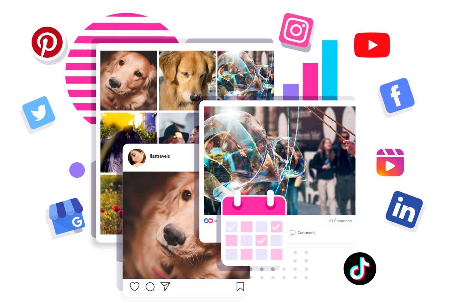 Programar los vídeos de Instagram Reels y TikTok a través de SocialGest