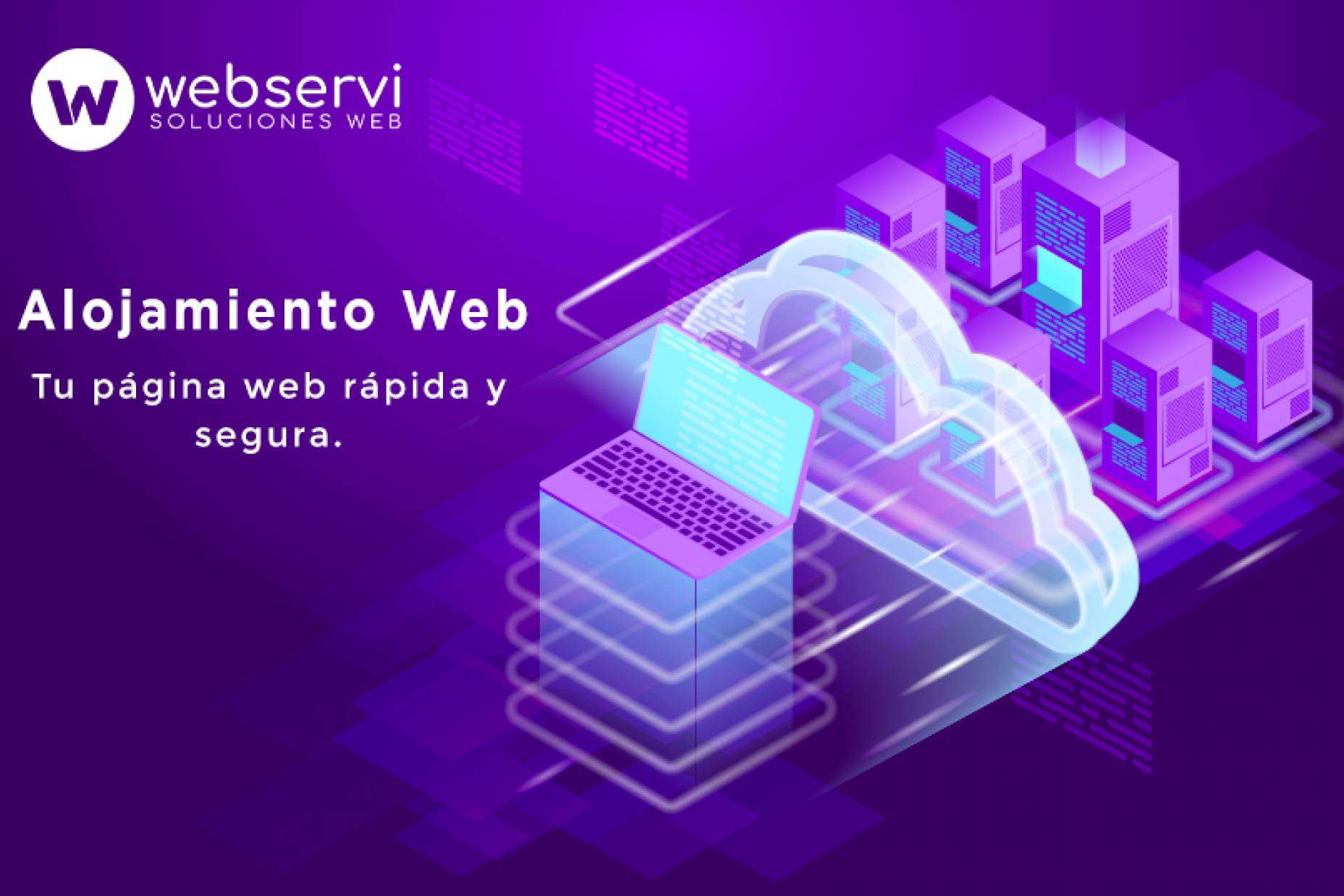 Alojamiento web seguro y confiable con Webservi
