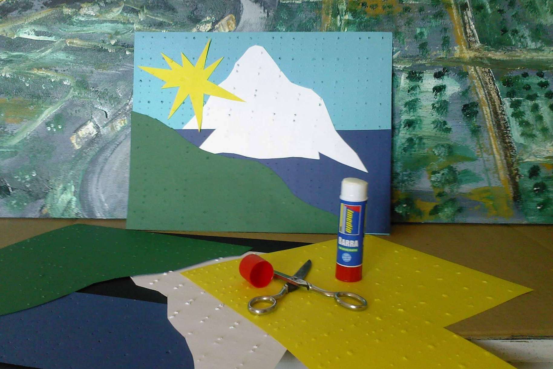 Talleres de collage en braille para invidentes de la mano de El Pintor de Internet