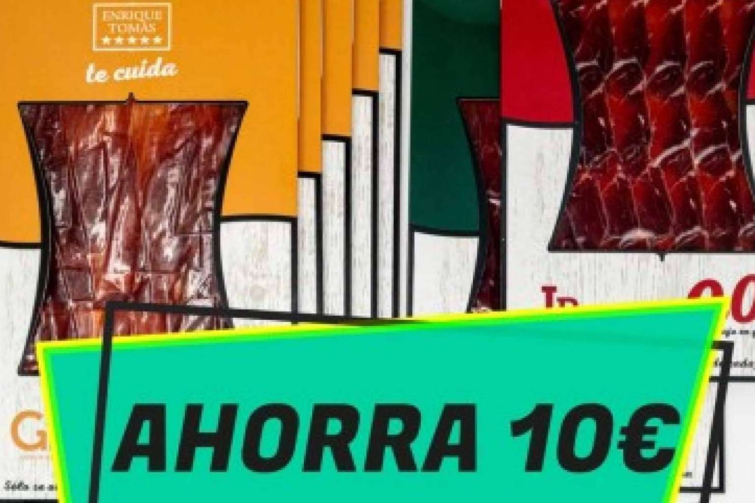 La posibilidad de comprar jamón Zero Cero, con menos grasa y azúcar, con Enrique Tomás