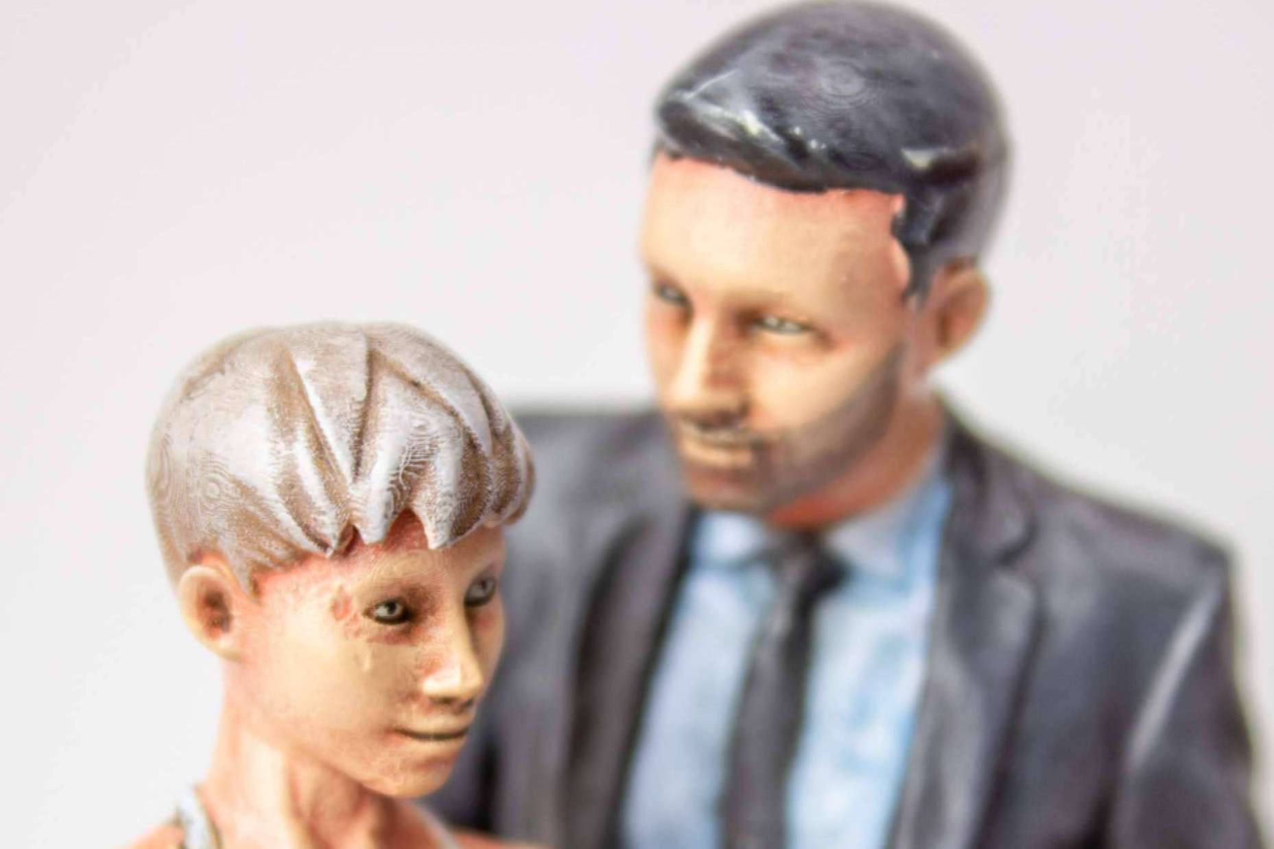 El proceso para crear una figura 3D a partir de una foto