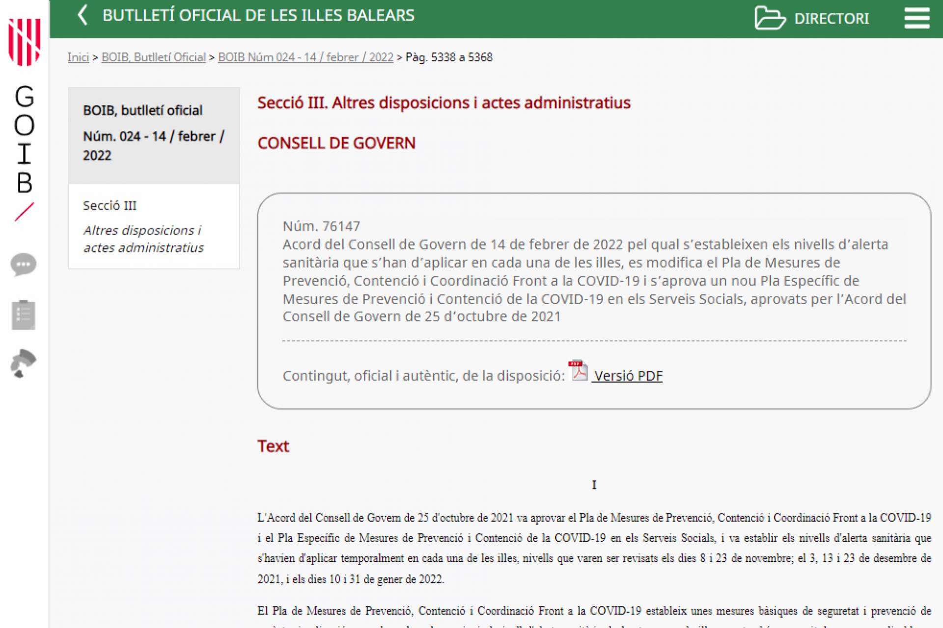 La empresa 3digits se adjudica el concurso de evolución del BOIB durante 2 años ampliables a 4 años