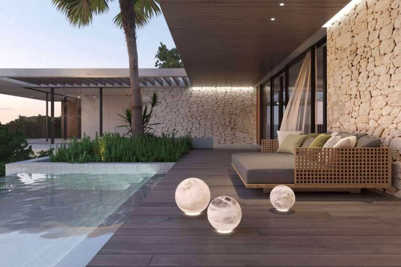 Iluminación decorativa en el hogar o el jardín con lámparas Luna de Inspira Home