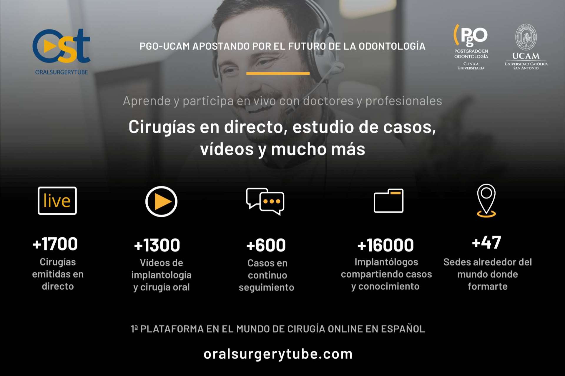 Oral Surgery Tube, la mayor plataforma de habla hispana y la única que emite cirugías en directo