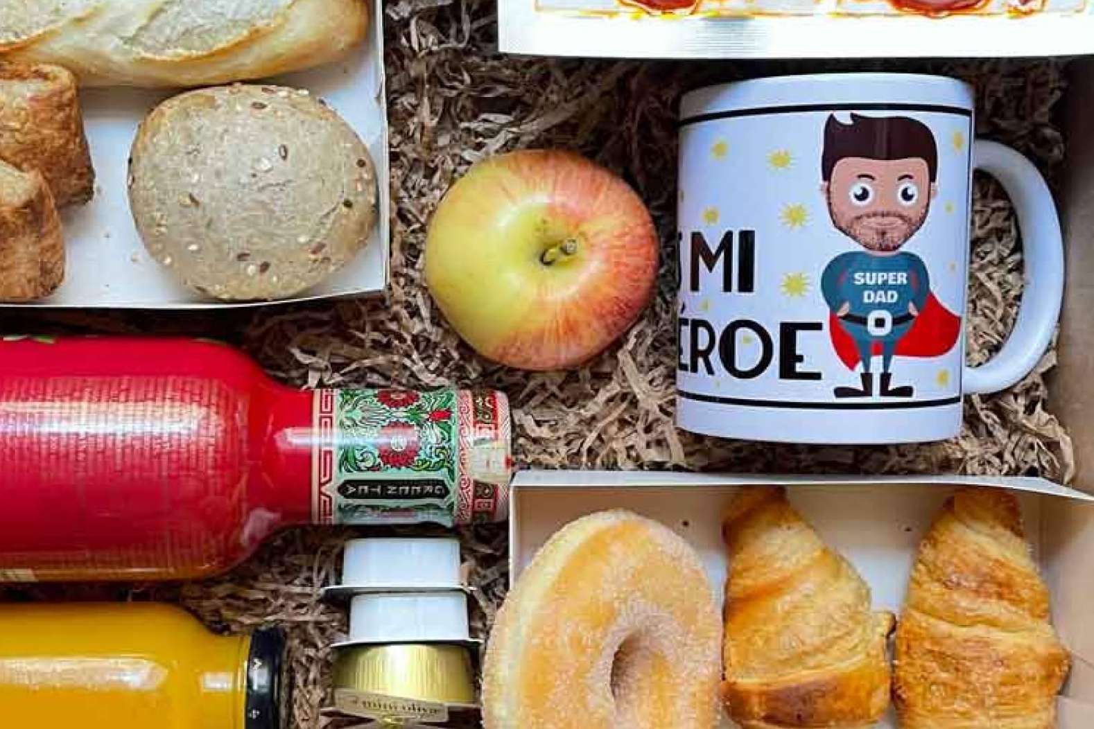 Celebrar el día del padre con los desayunos a domicilio de Las Flores No Se Comen