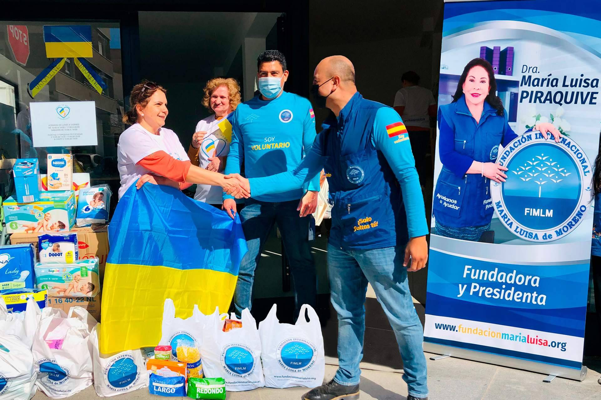 La Fundación Internacional María Luisa de Moreno lanza la campaña HelpUkrainianRefugees