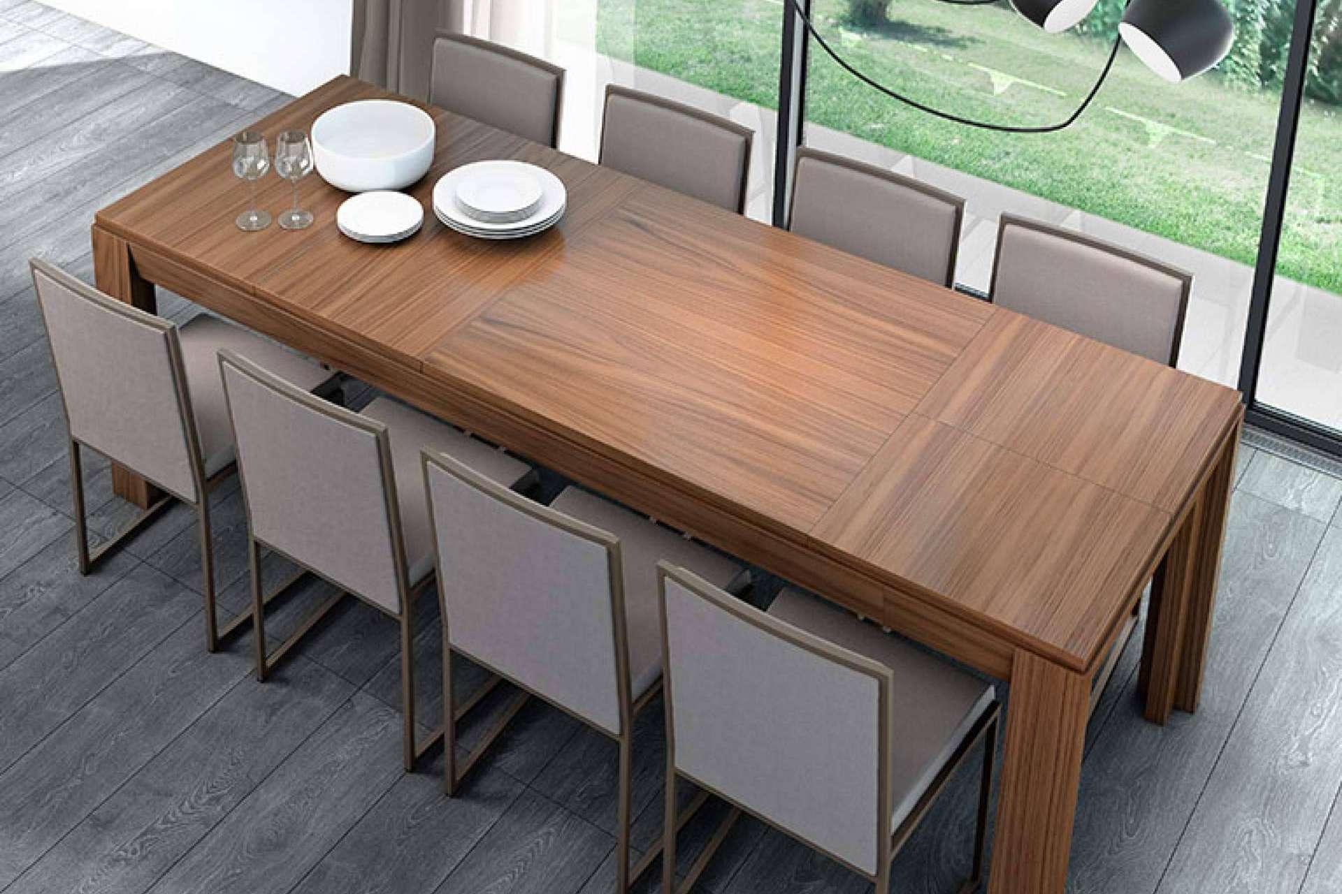 Monrabal Chirivella y sus mesas de comedor de madera