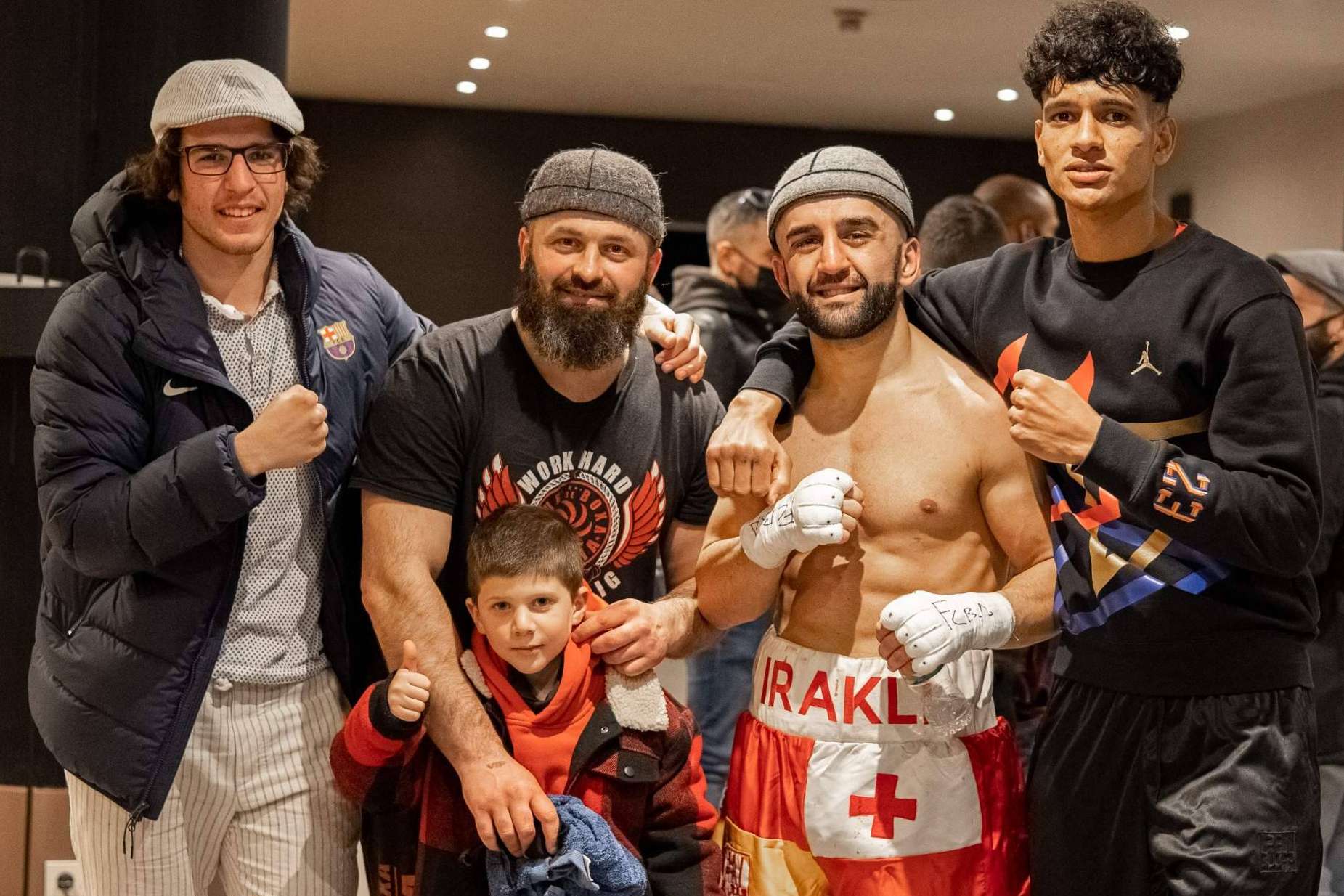 El Club Boxa Iberia y su entrenador y cofundador Berdia Liparteliani