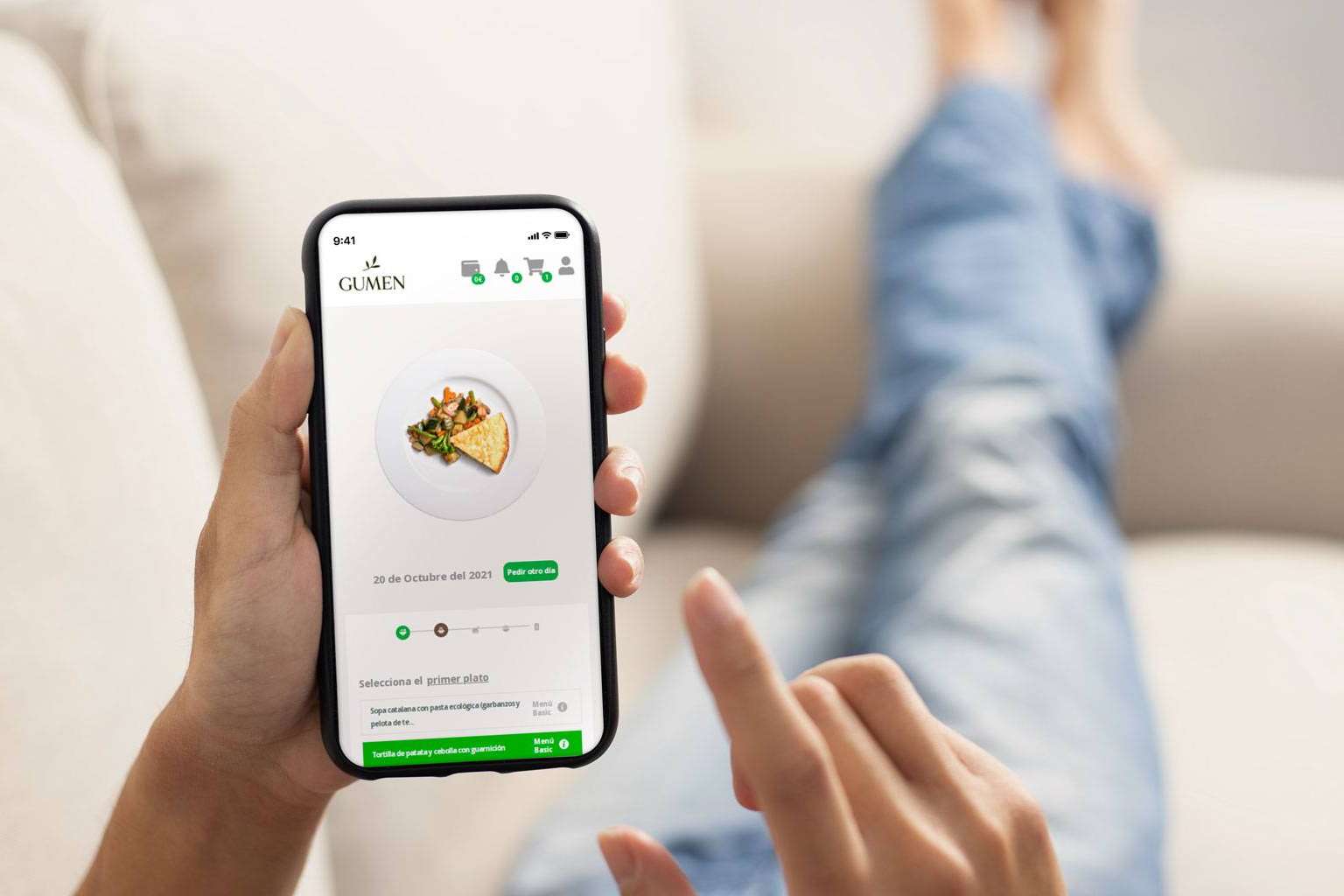Gumen permite llevar una alimentación saludable y una dieta equilibrada en el día a día
