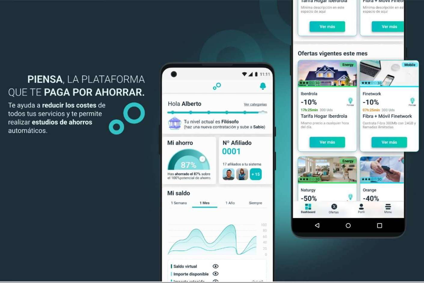 Ahorrar en los servicios del hogar o de la empresa de la mano de Piensa Network