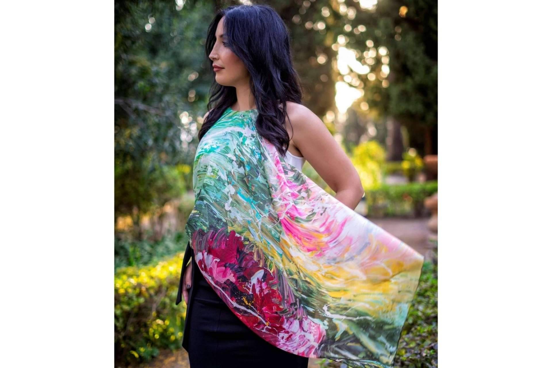 El arte que desprenden los foulards y pashminas de Full & Briss