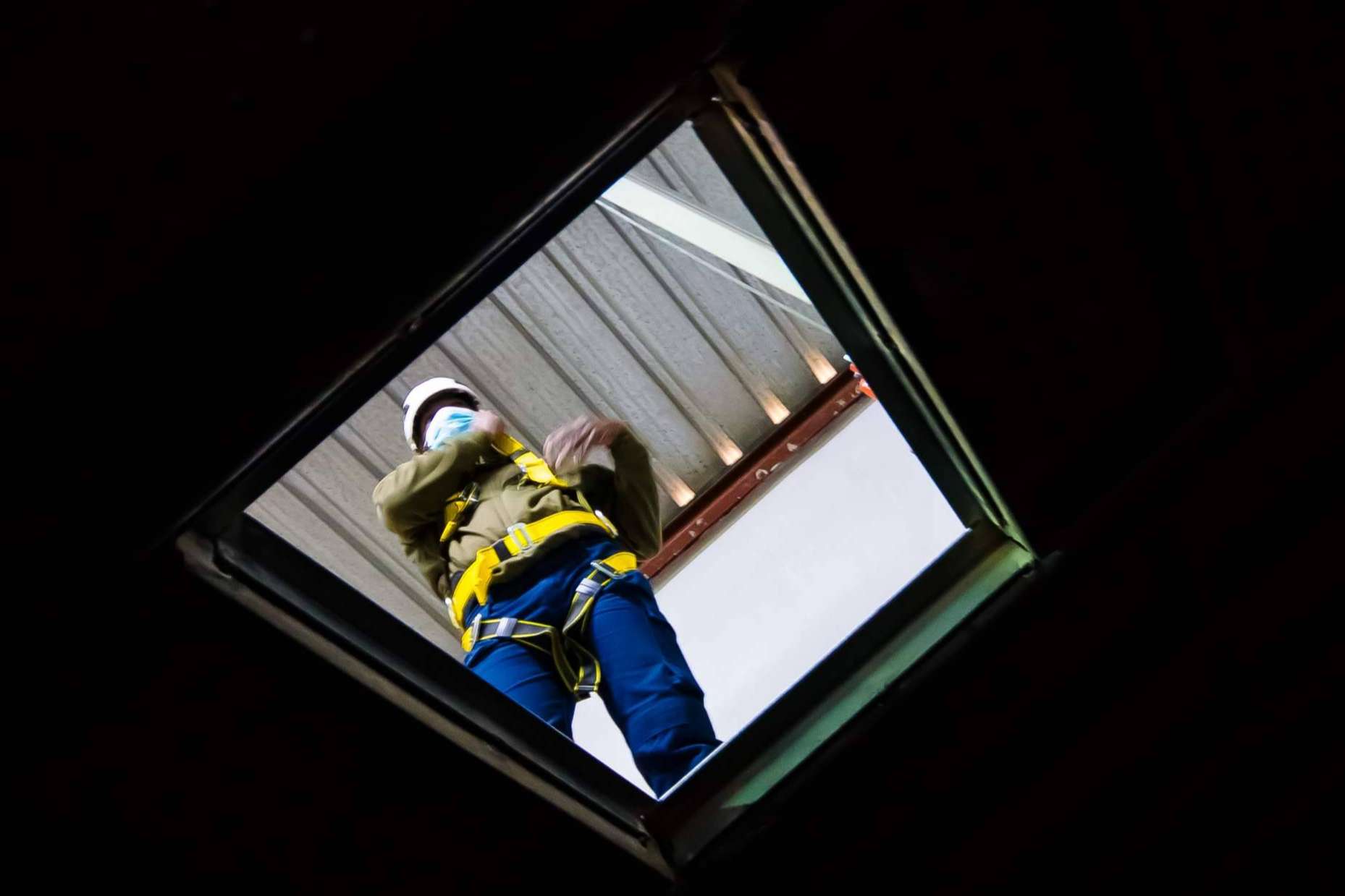 Los profesionales de Workprotec realizan trabajos verticales en espacios confinados