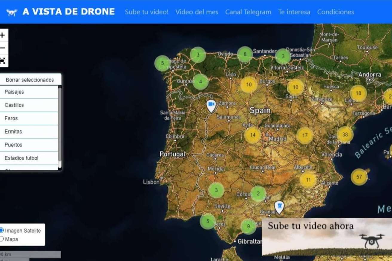 España al detalle con los paisajes de Avistadedrone.com