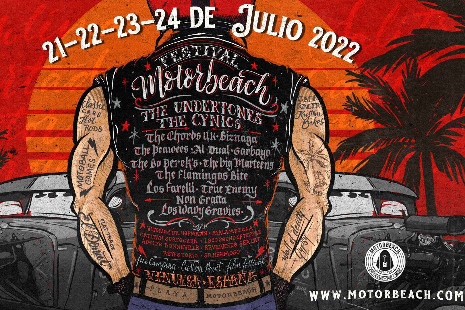 El festival de música y motor Motorbeach 2022 llega a Vinuesa del 21 al 24 de julio
