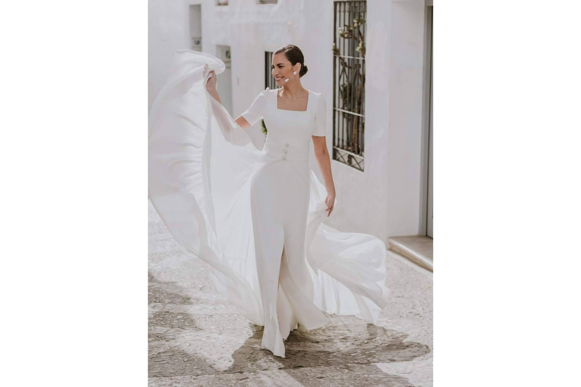 Los vestidos de novia 2 en 1 de Silvia Fernández