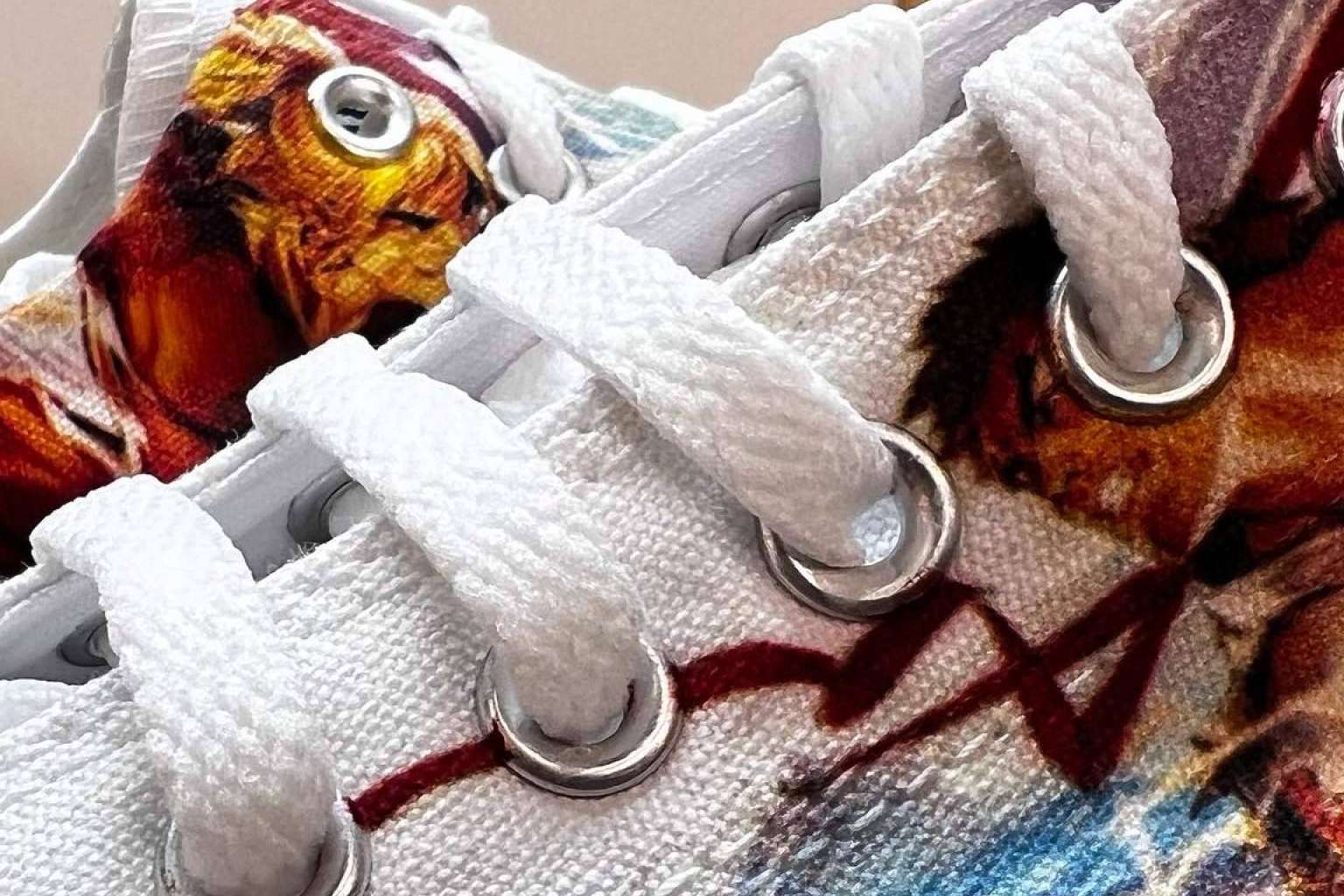 Tener unas zapatillas personalizadas para cada ocasión gracias a AMM Aerografía