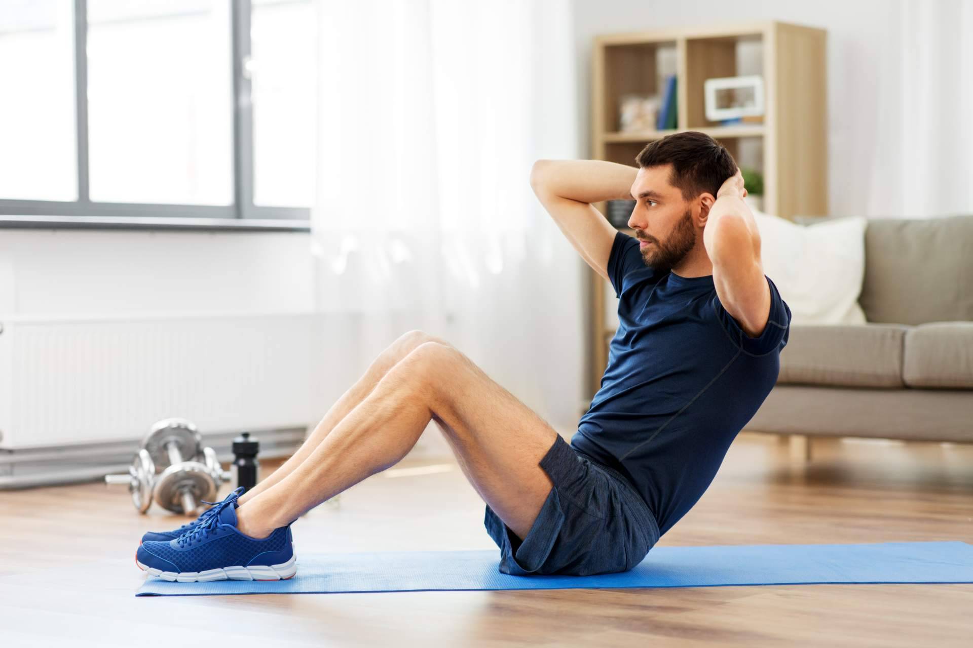 ¿Cómo fortalecer el abdomen? Ejercicios abdominales en casa