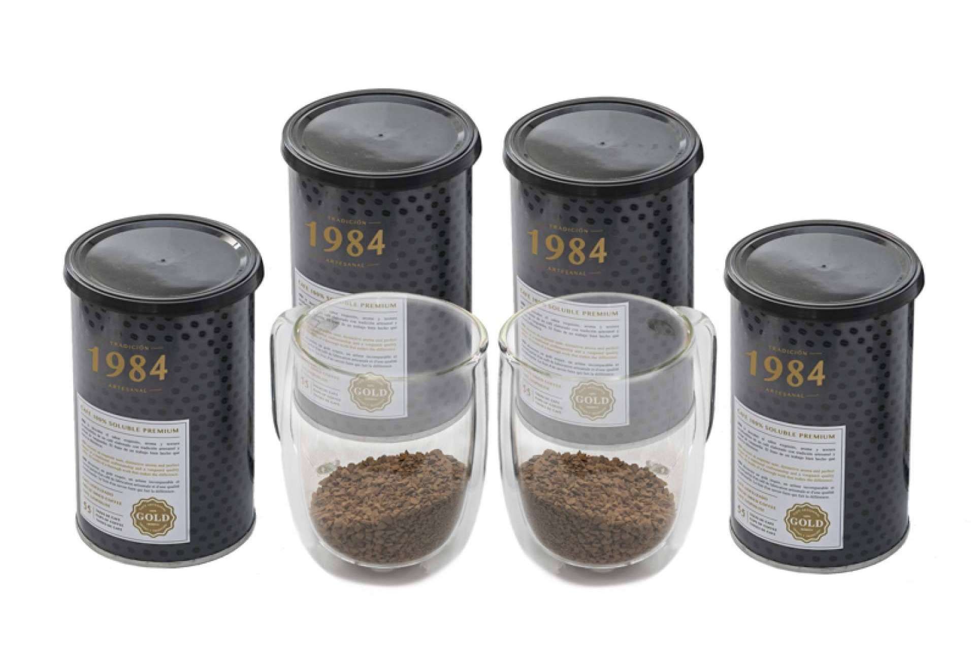 Los packs de café soluble 1984 que son un indispensable en el carrito