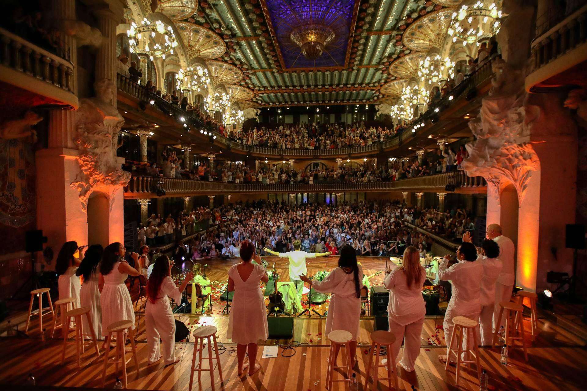 El concierto en el Palau de la Música de Barcelona de Ravi Ram, bajo la propuesta de 'Sounds for the Soul', Joy