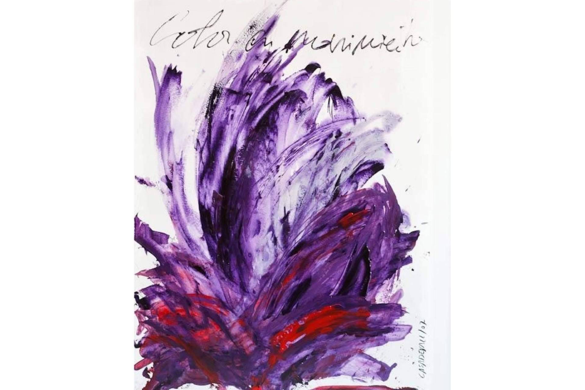 El arte abstracto de flores de Cristina Casadevall