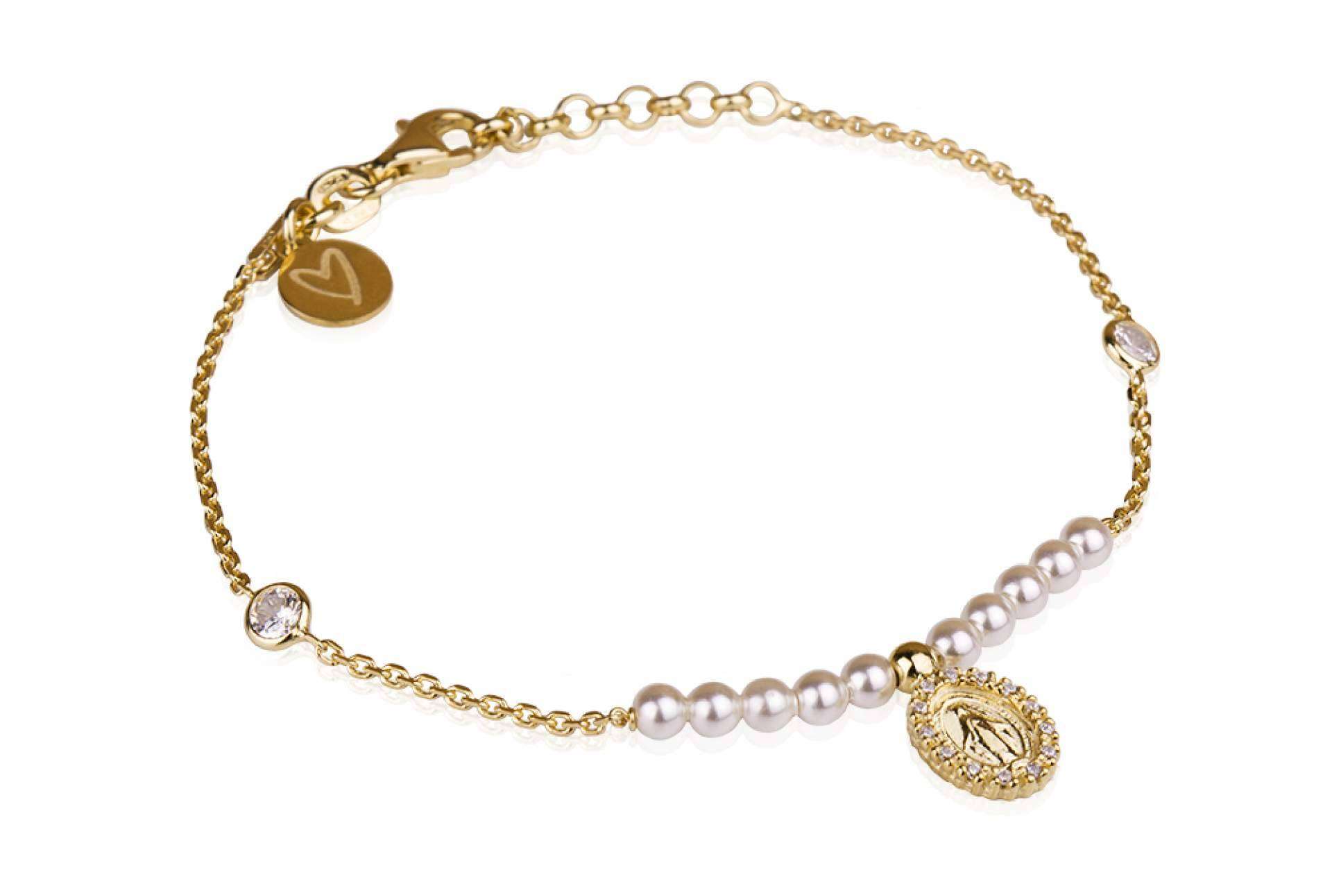 Las pulseras de bolas multicolor de plata de T-ADORO