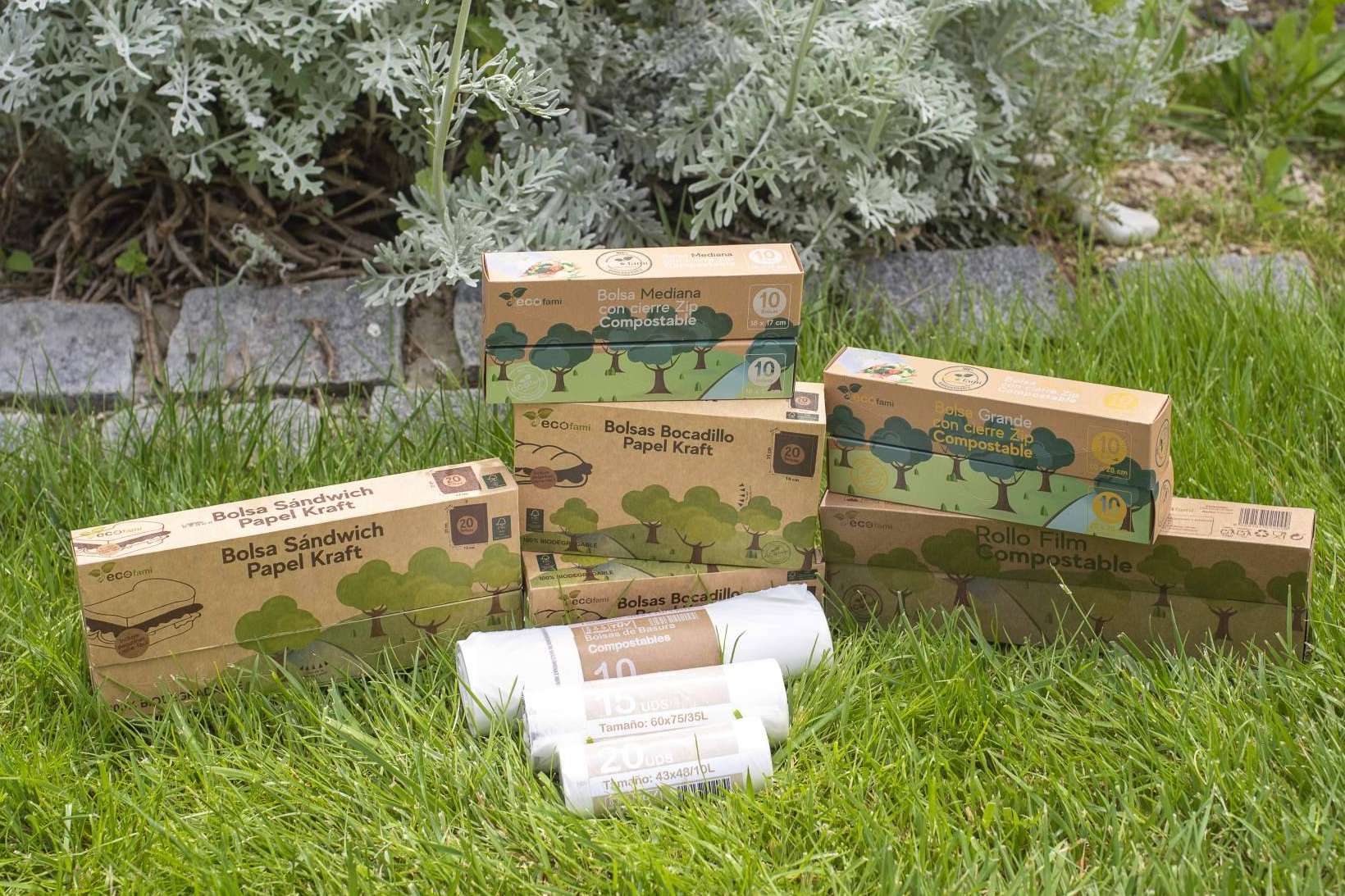 Respetar el medio ambiente con las bolsas y envases compostables de Ecofami