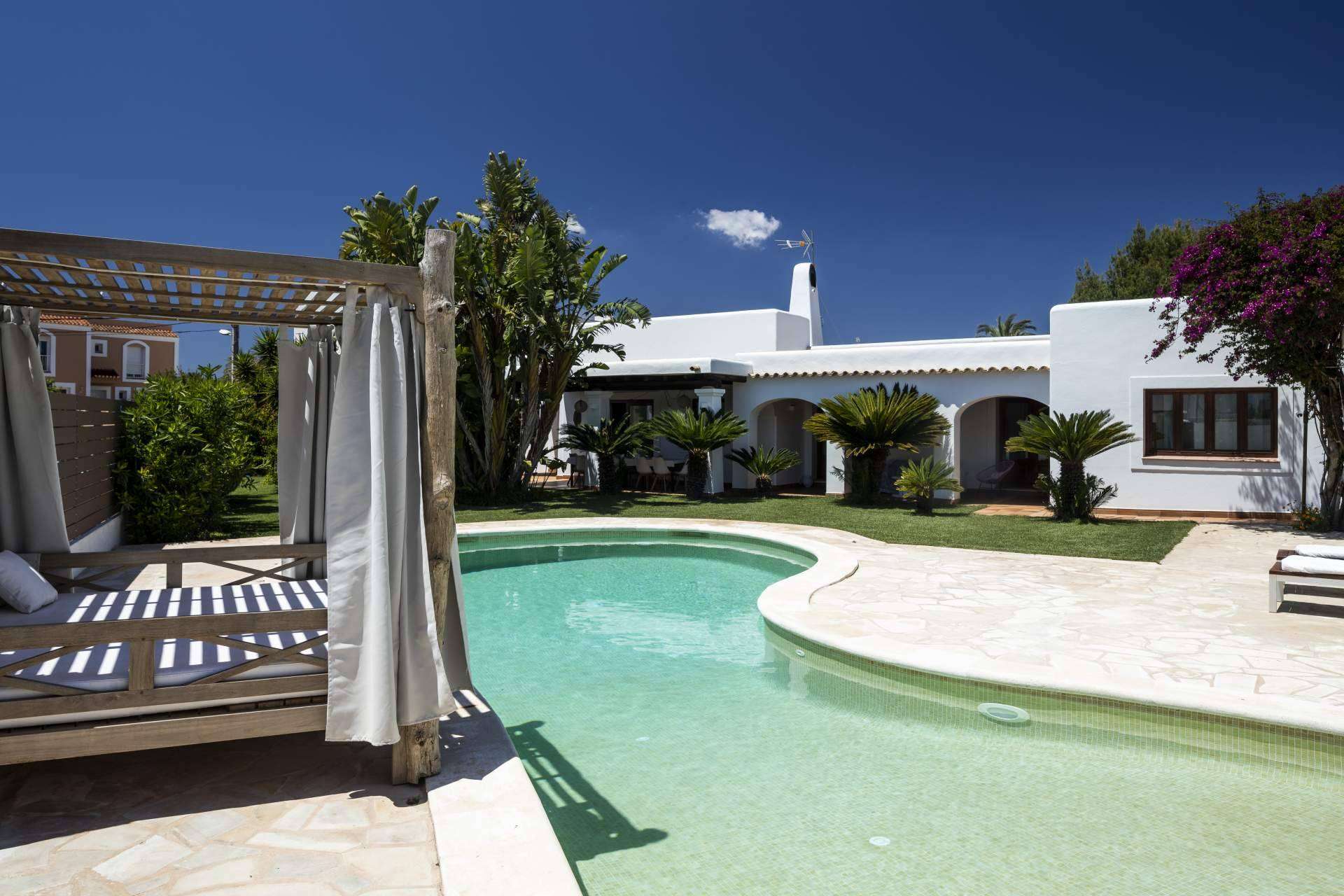 Casa vacacional con piscina Ca Na Marta en alquiler en Ibiza