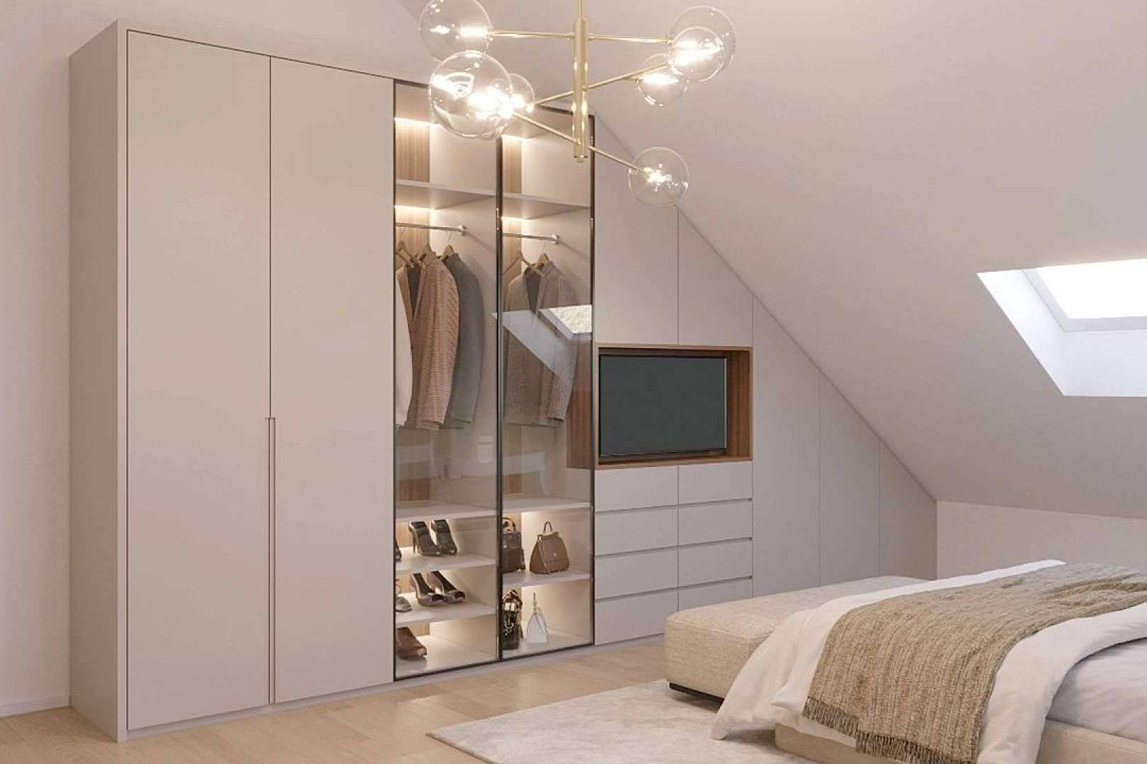 Los beneficios del armario por medidas y las claves para una decoración de la habitación, con Decoradora