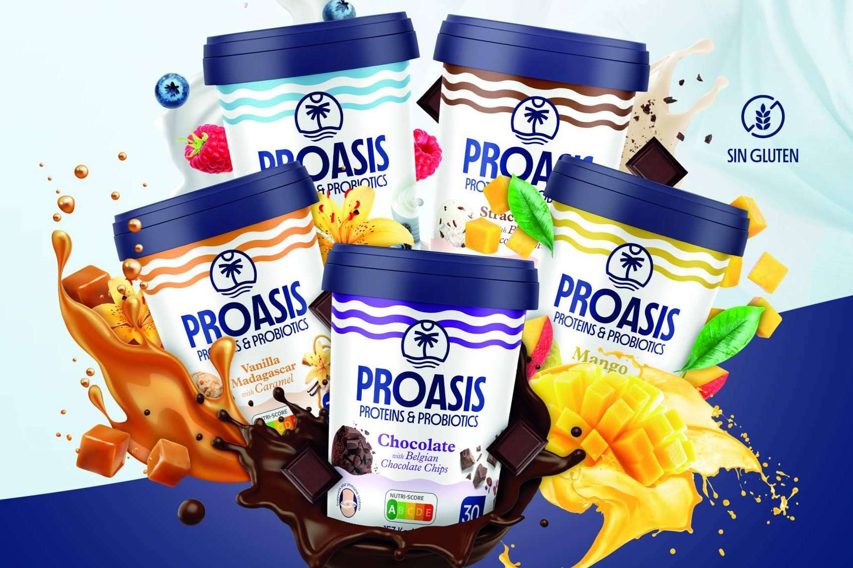 PROASIS, la nueva marca de alimentación funcional, buena para el paladar y buena para la salud