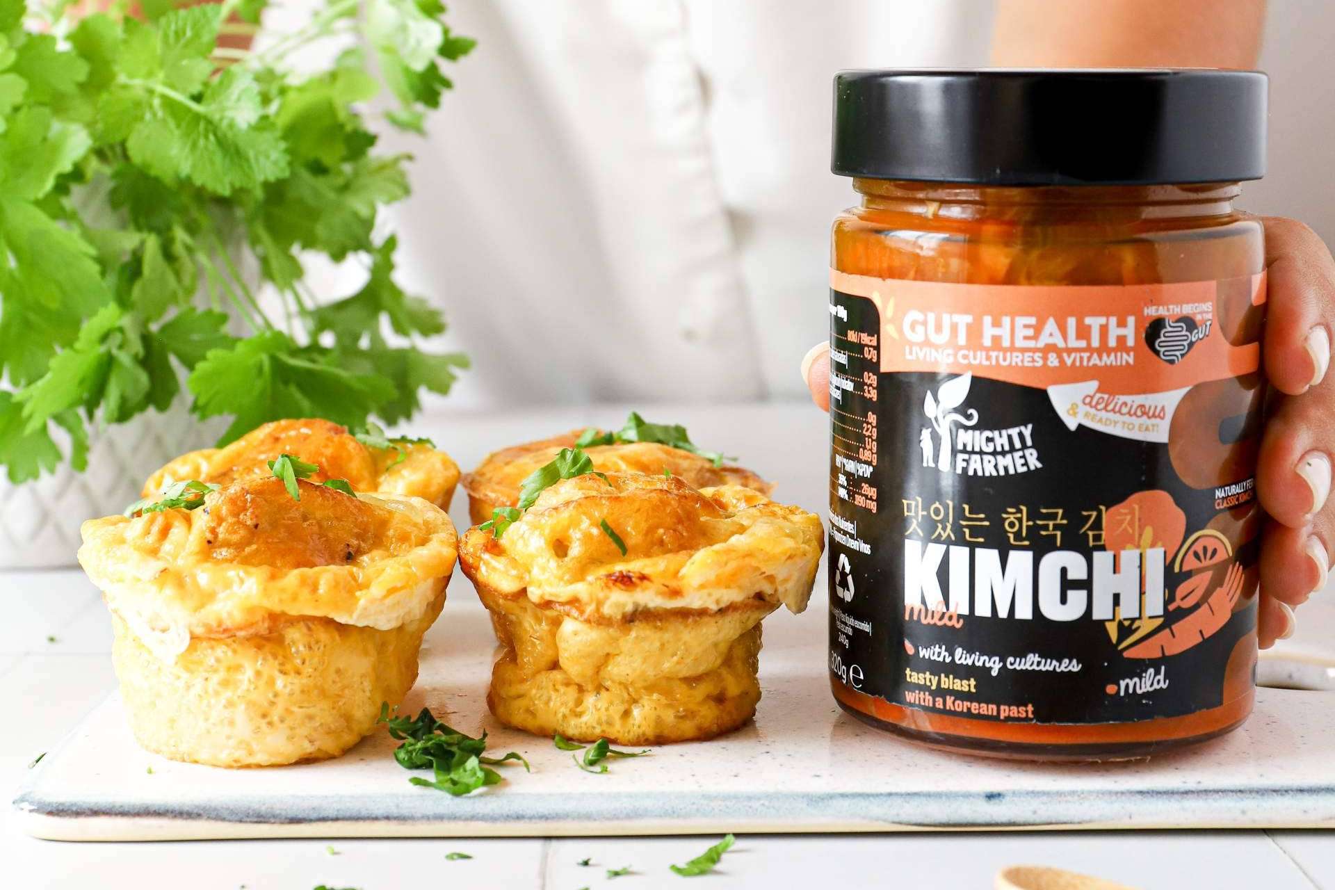 Alimentación saludable con las verduras fermentadas naturalmente de Mighty Farmer