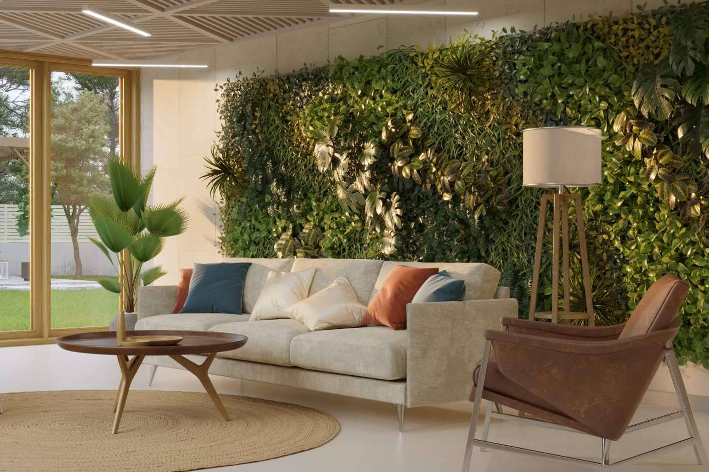 Con el jardín vertical sintético de JardínVertical.es es posible transformar un hogar con estilo