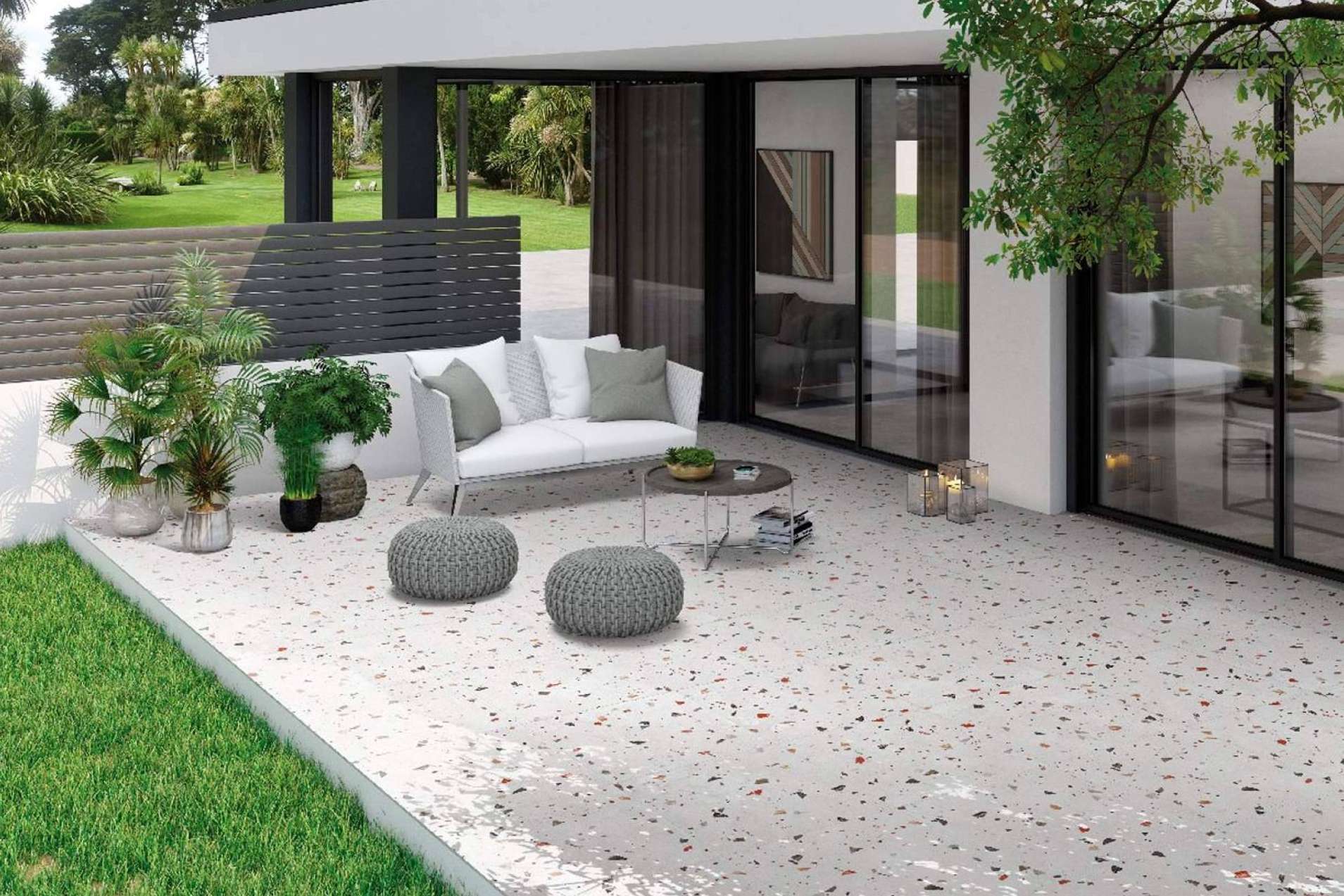 Duritti Cerámica ofrece una gran diversidad de azulejos para terrazas y piscinas